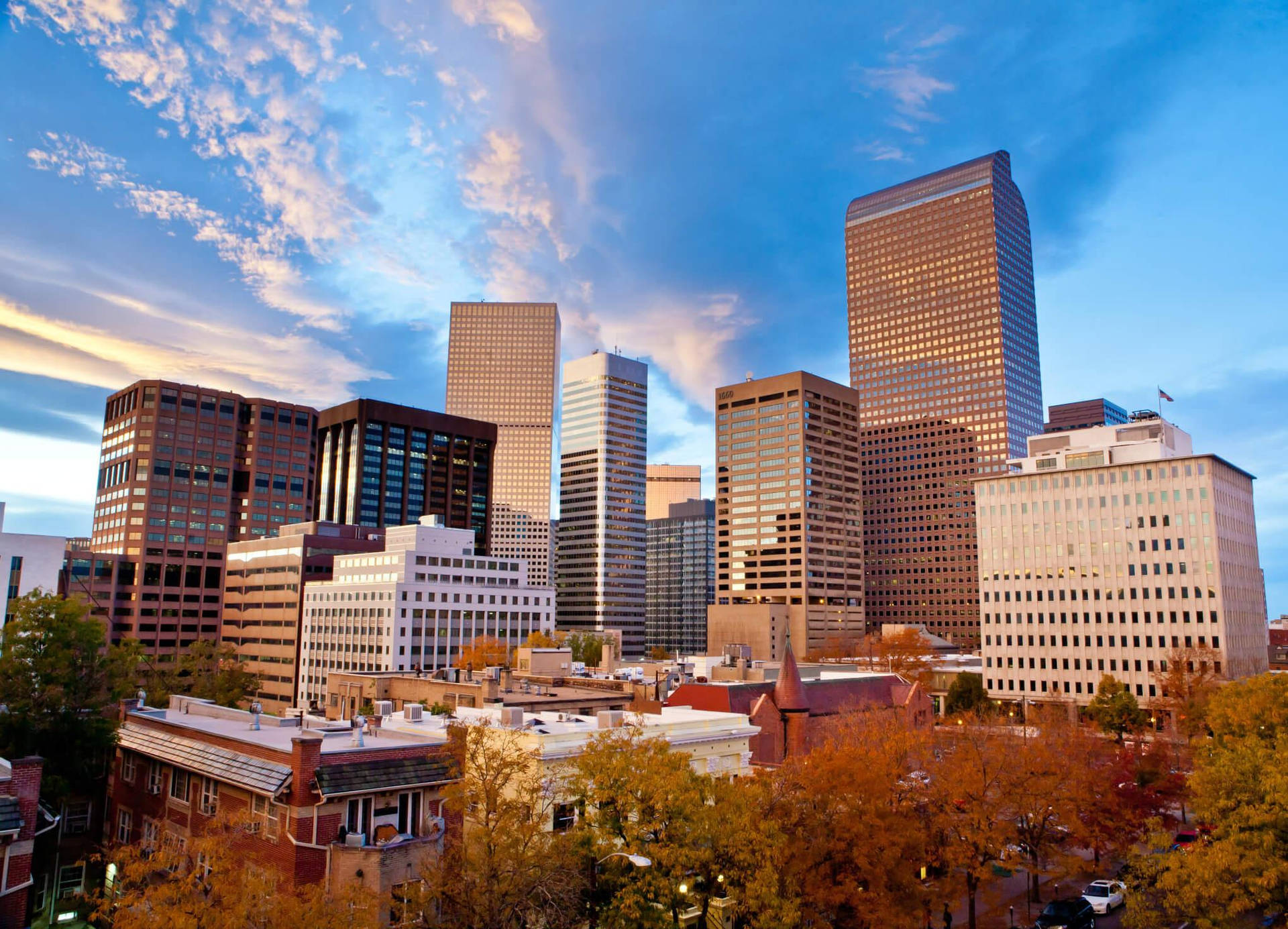 Denver's Downtown Area Background