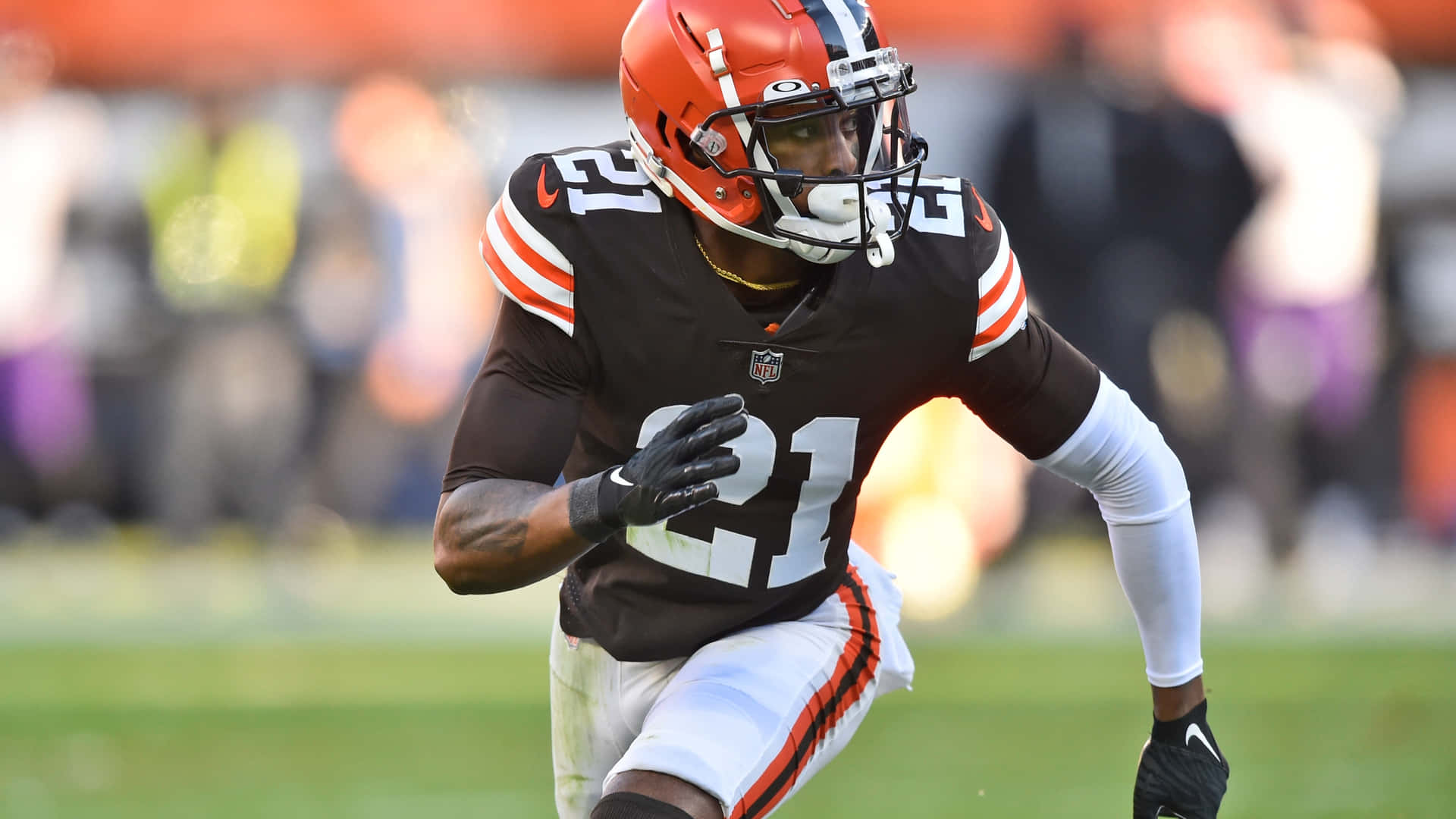 Denzel Ward Cleveland Browns Vs. Baltimore Ravens Background