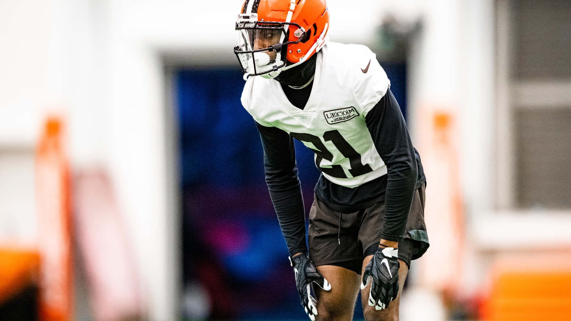 Denzel Ward Off-season Workout Background
