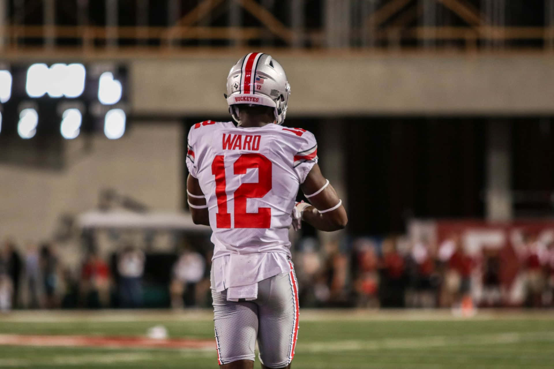 Denzel Ward Ohio State Buckeyes Vs. Indiana Hoosiers Background