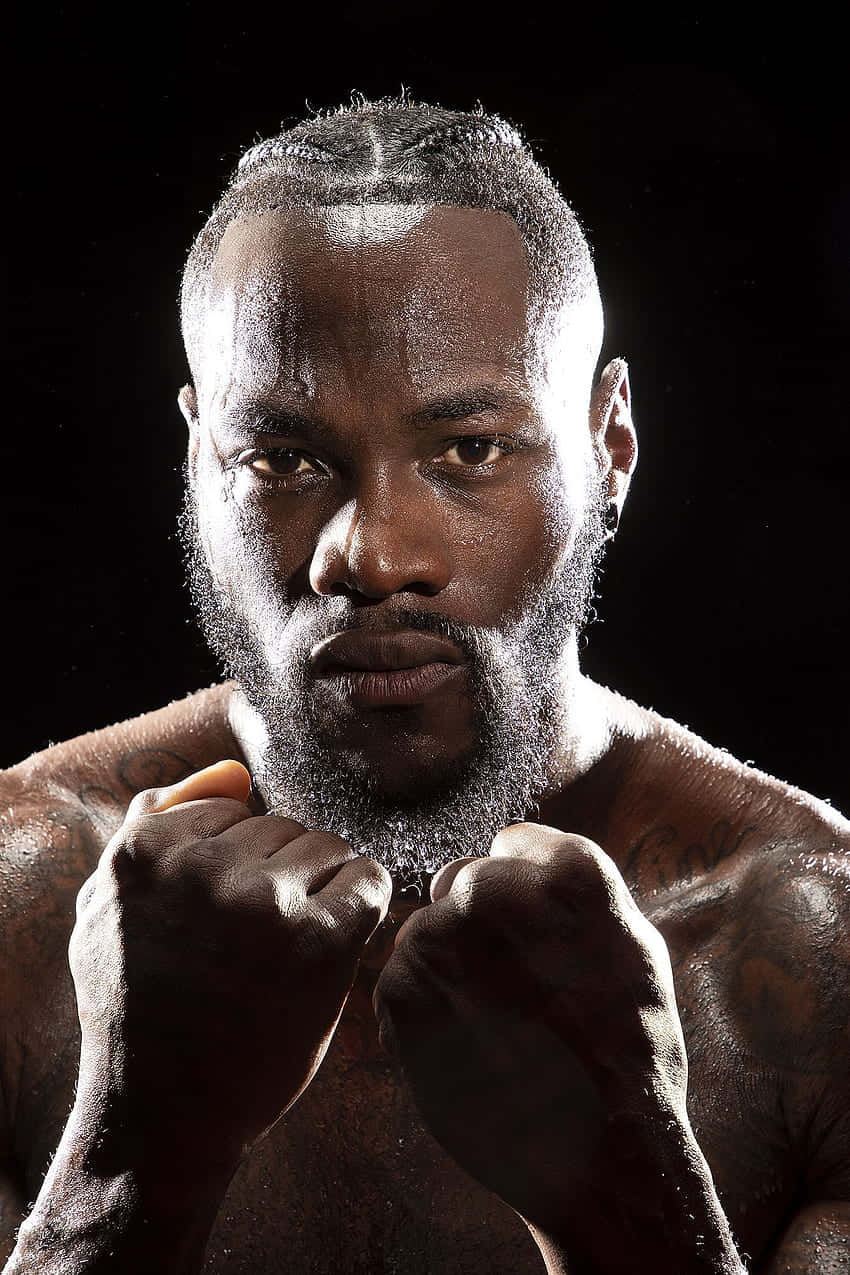 Deontay Wilder Boxing Stance Background