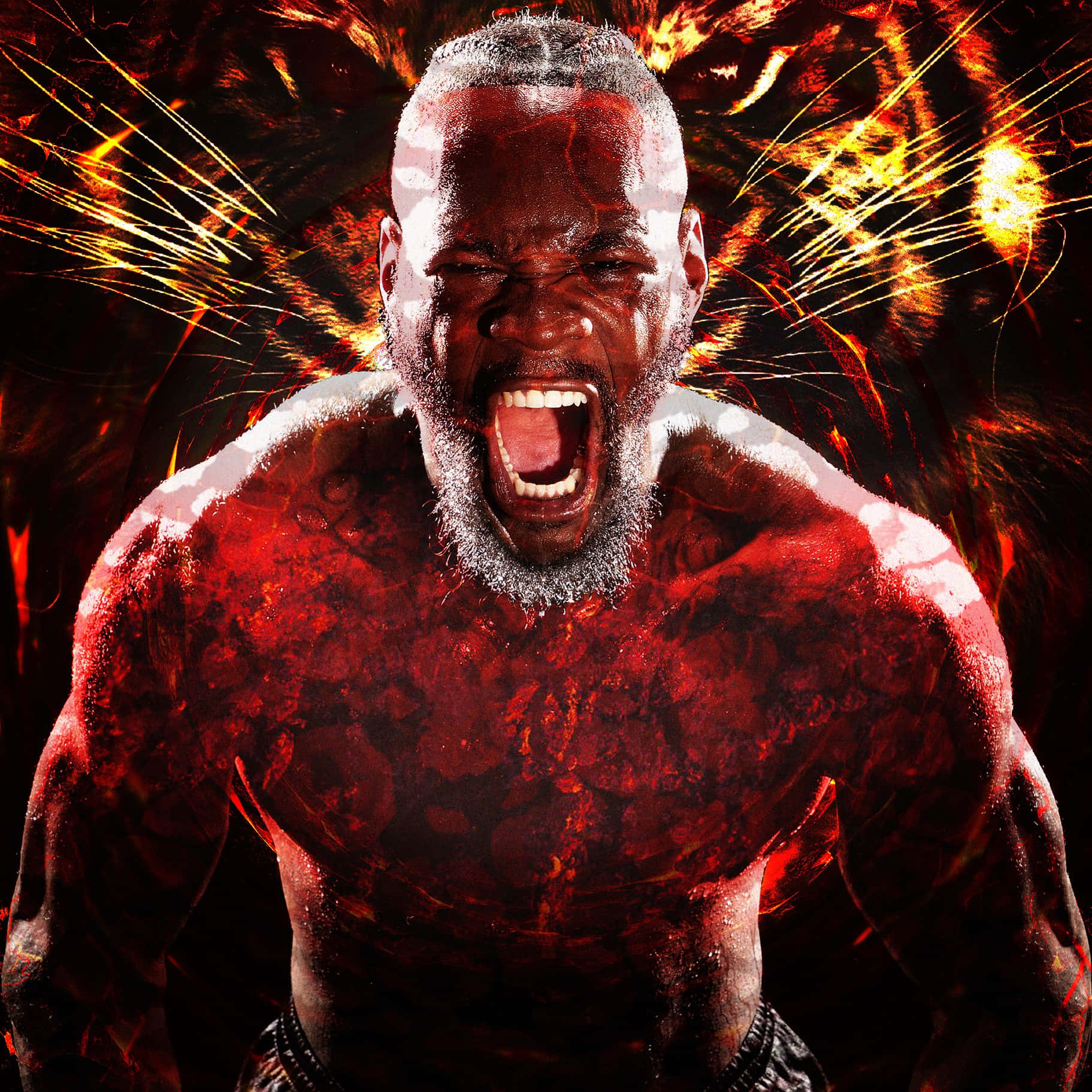 Deontay Wilder Fierce Roar Background