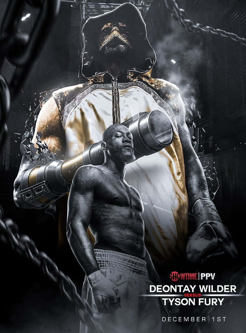 Deontay Wilder Versus Tyson Fury Promotional Poster Background