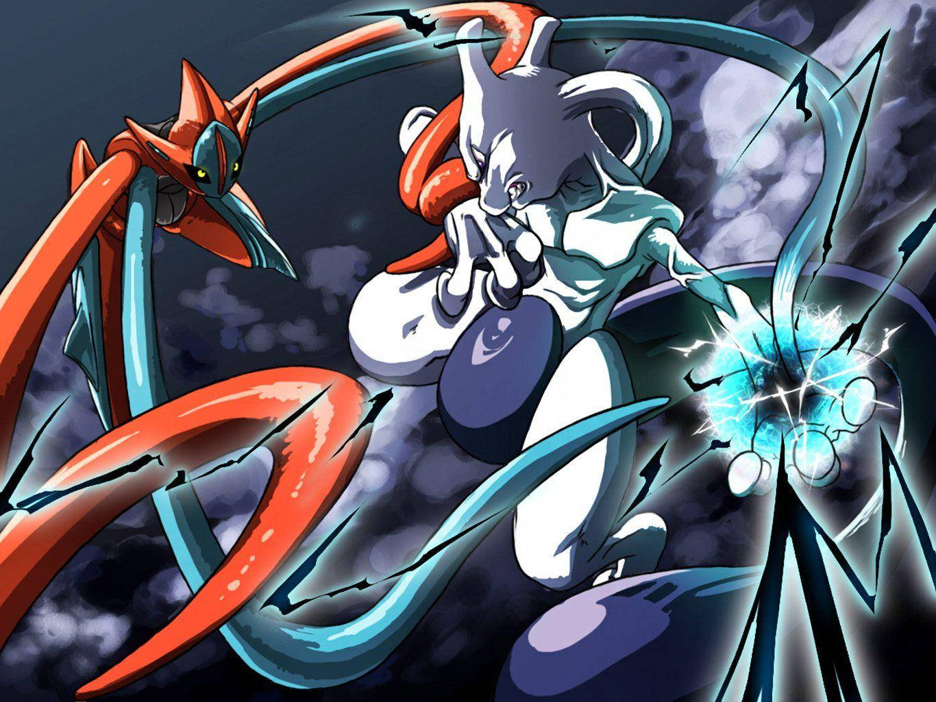 Deoxys Vs Mewtwo Background