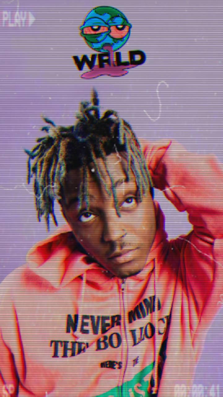 Depiction Of Juice Wrld Carton Background