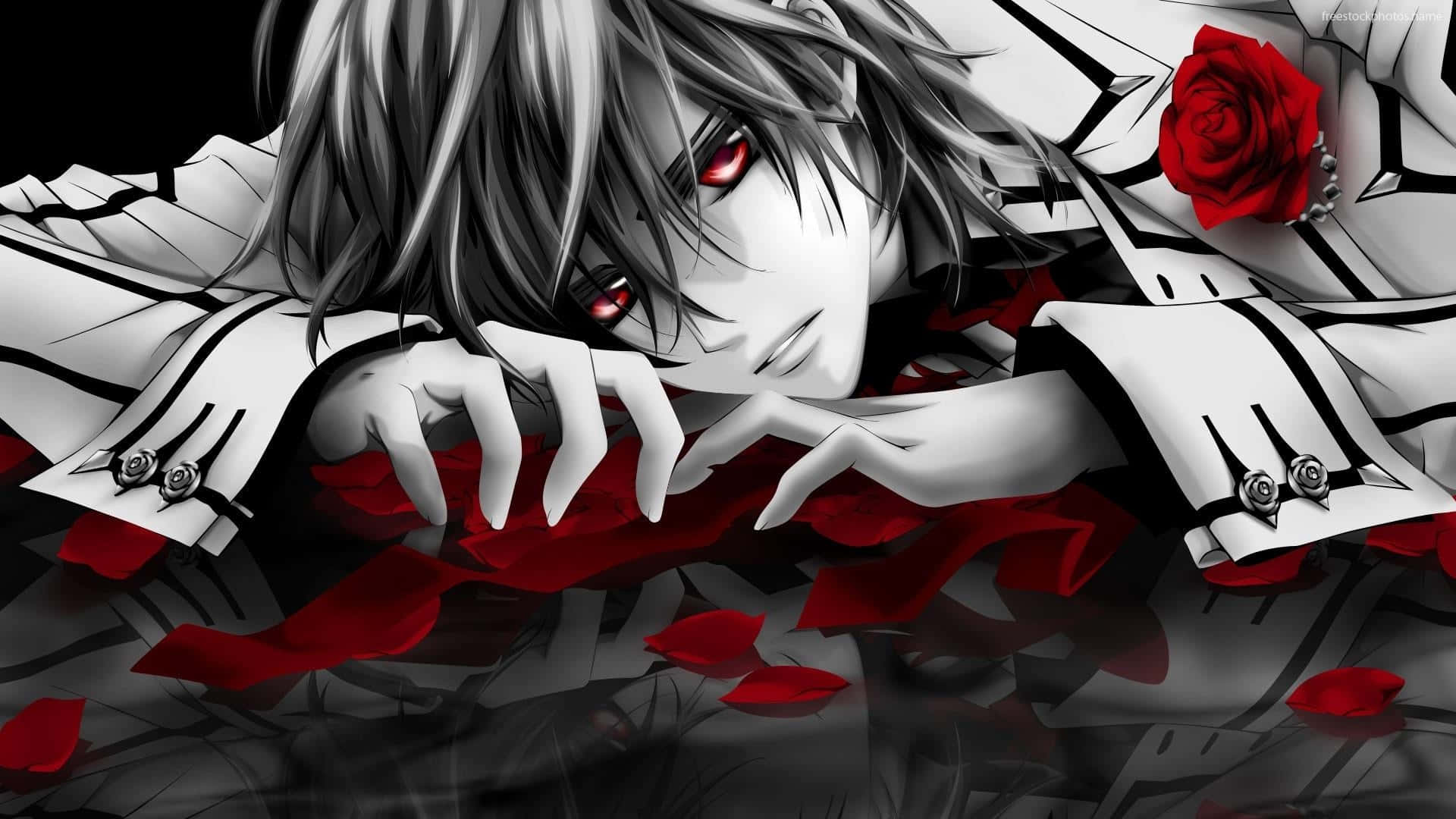 Depressed Anime Boy Vampire Knight Kaname Kuran Background