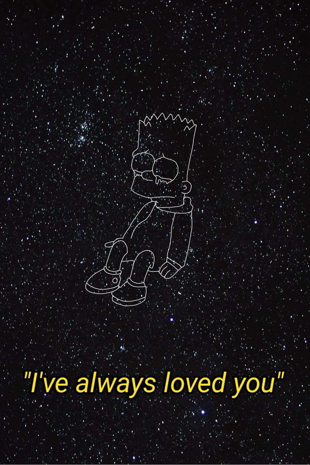 Depressed Bart Simpson Loved You