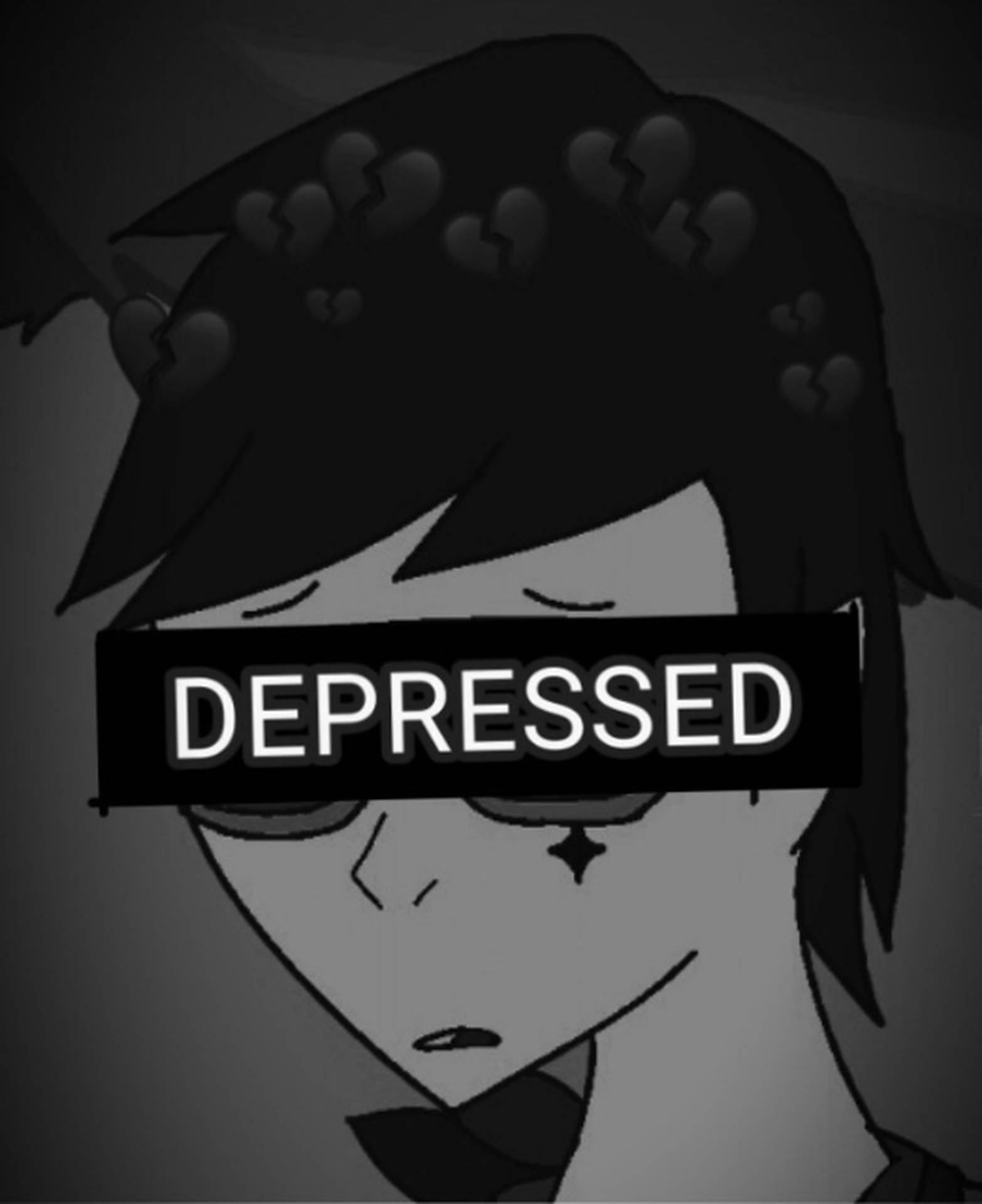Depressed Emo Pfp Background