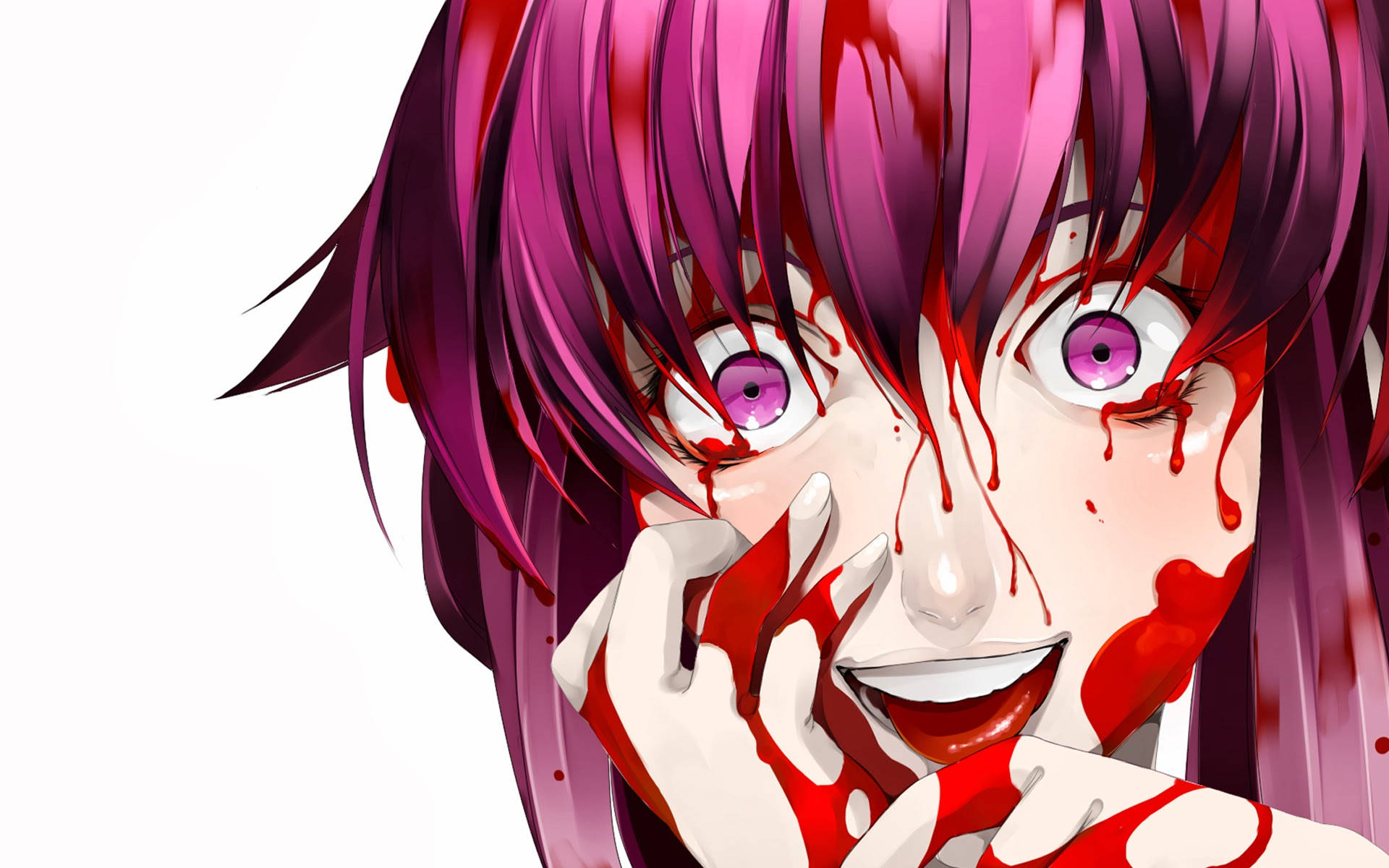 Deranged Yuno Gasai Background