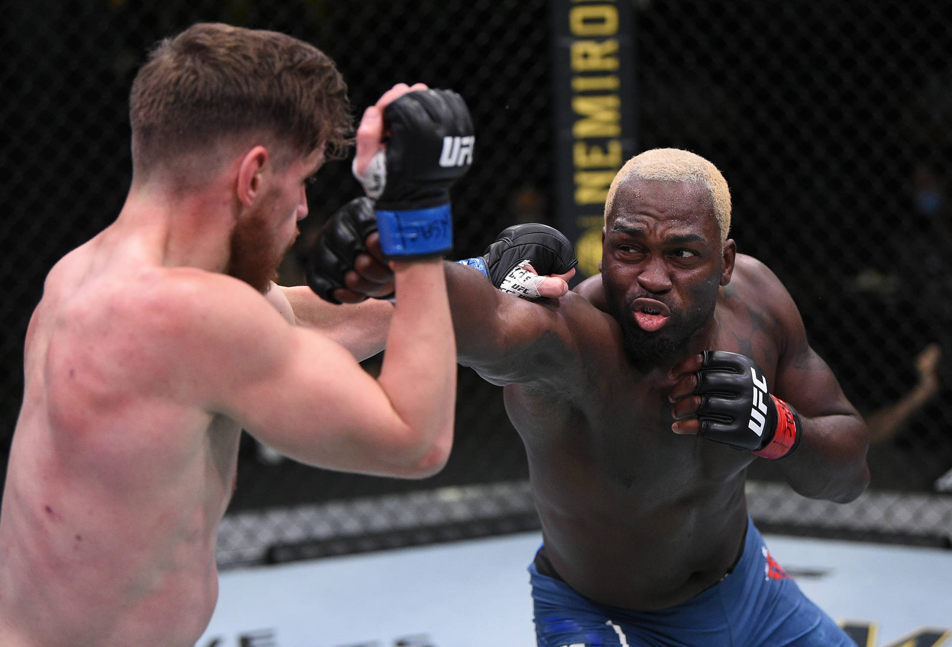 Derek Brunson Excellent Punch Background