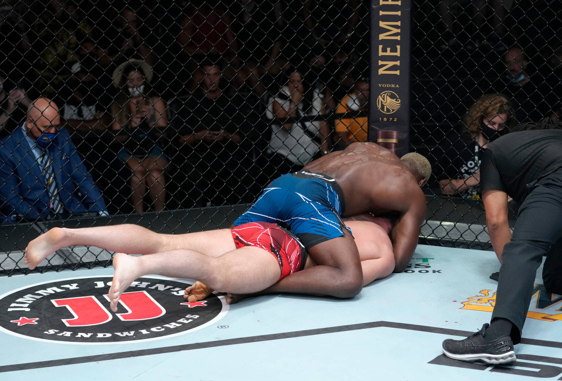 Derek Brunson Headlock Background