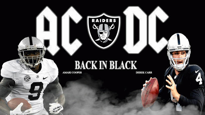 Derek Carr Back In Black Background