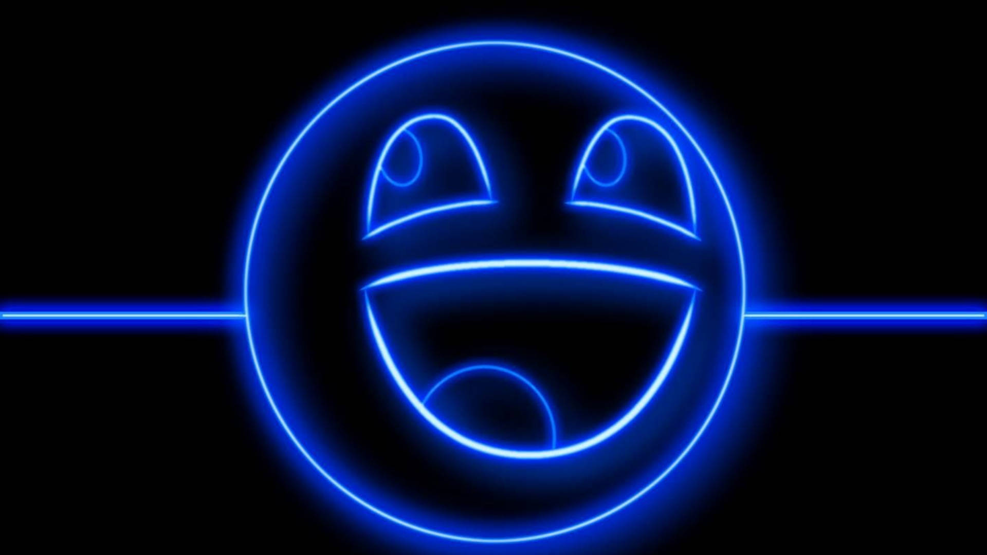 Derp Neon Smile Background