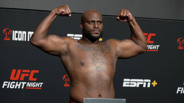 Derrick Lewis Showcasing Extraordinary Physical Fitness Background