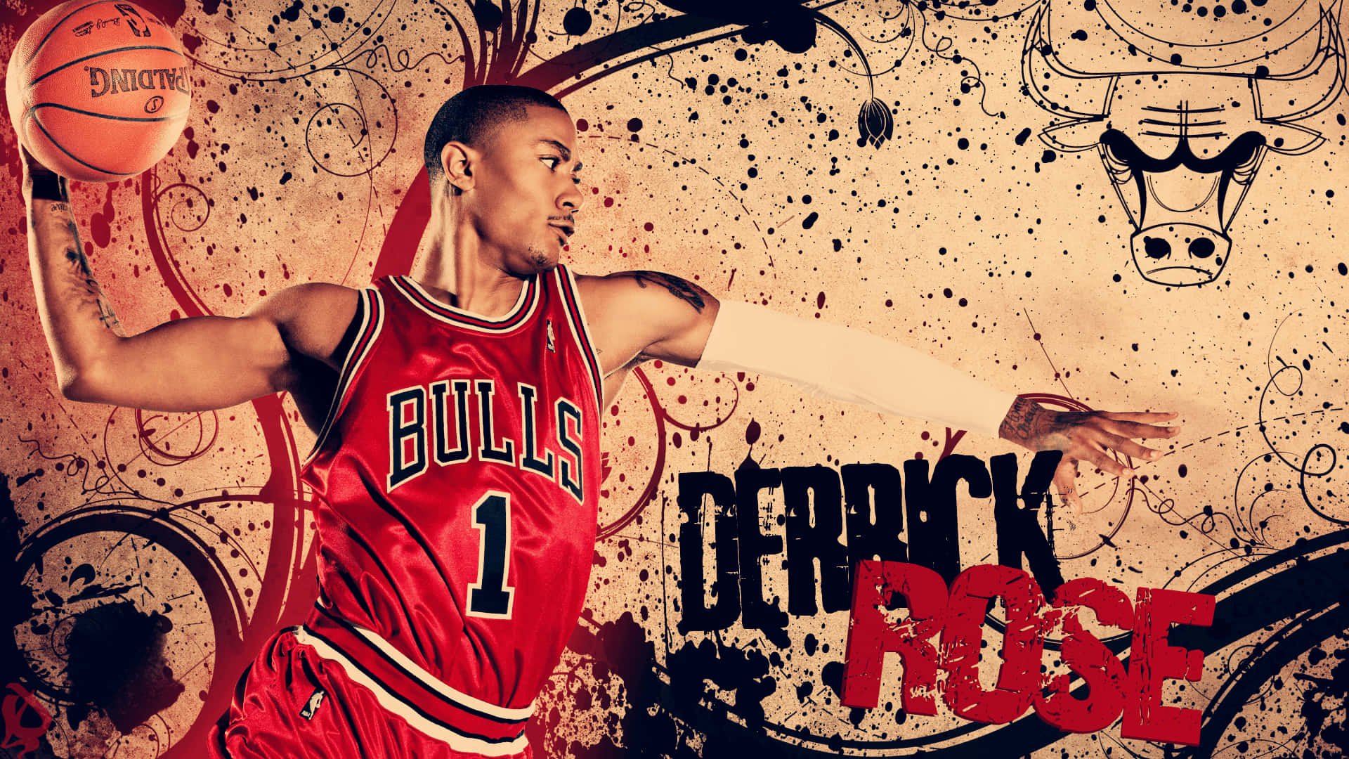 Derrick Rose Digital Poster