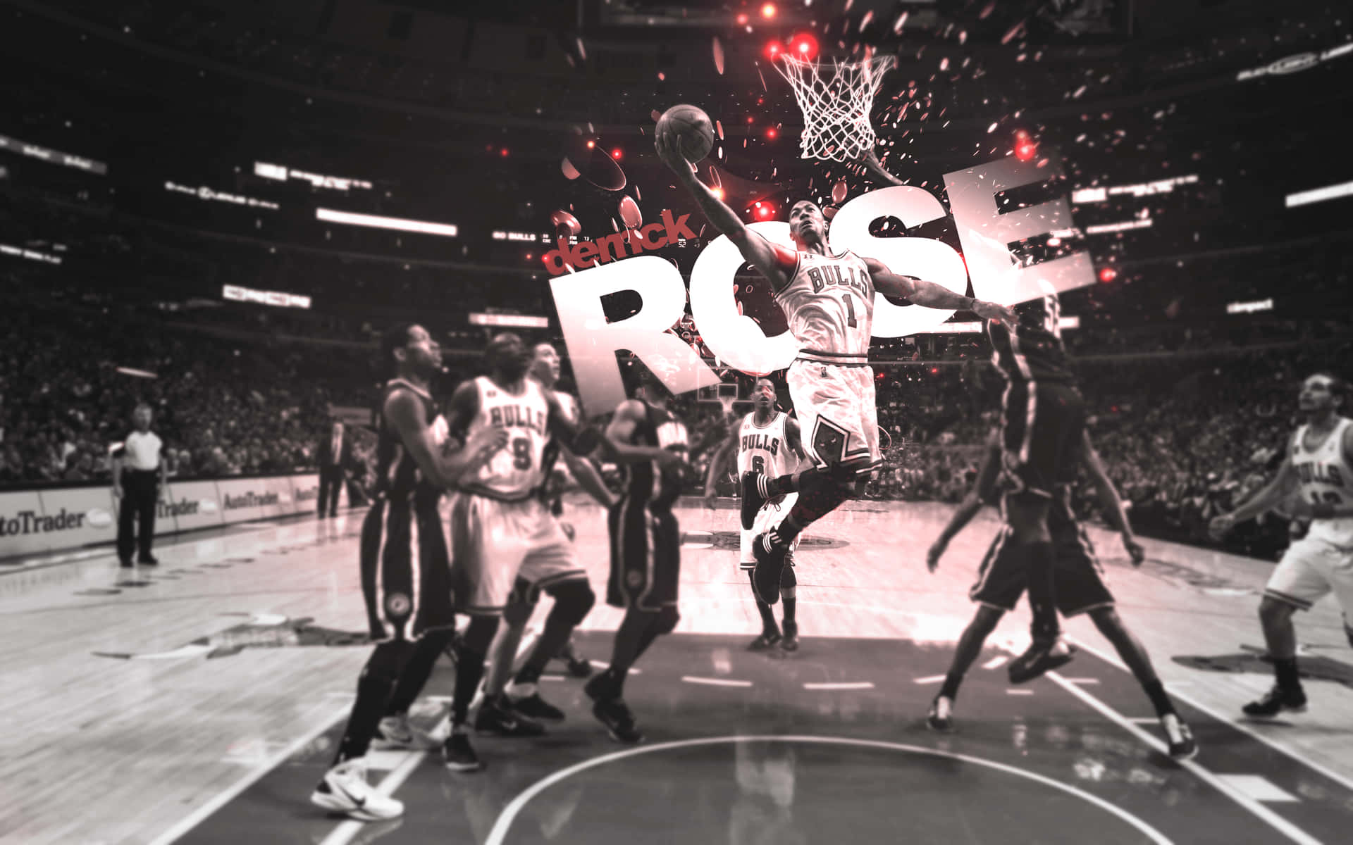 Derrick Rose - Mvp Of The 2009-10 Nba Season Background