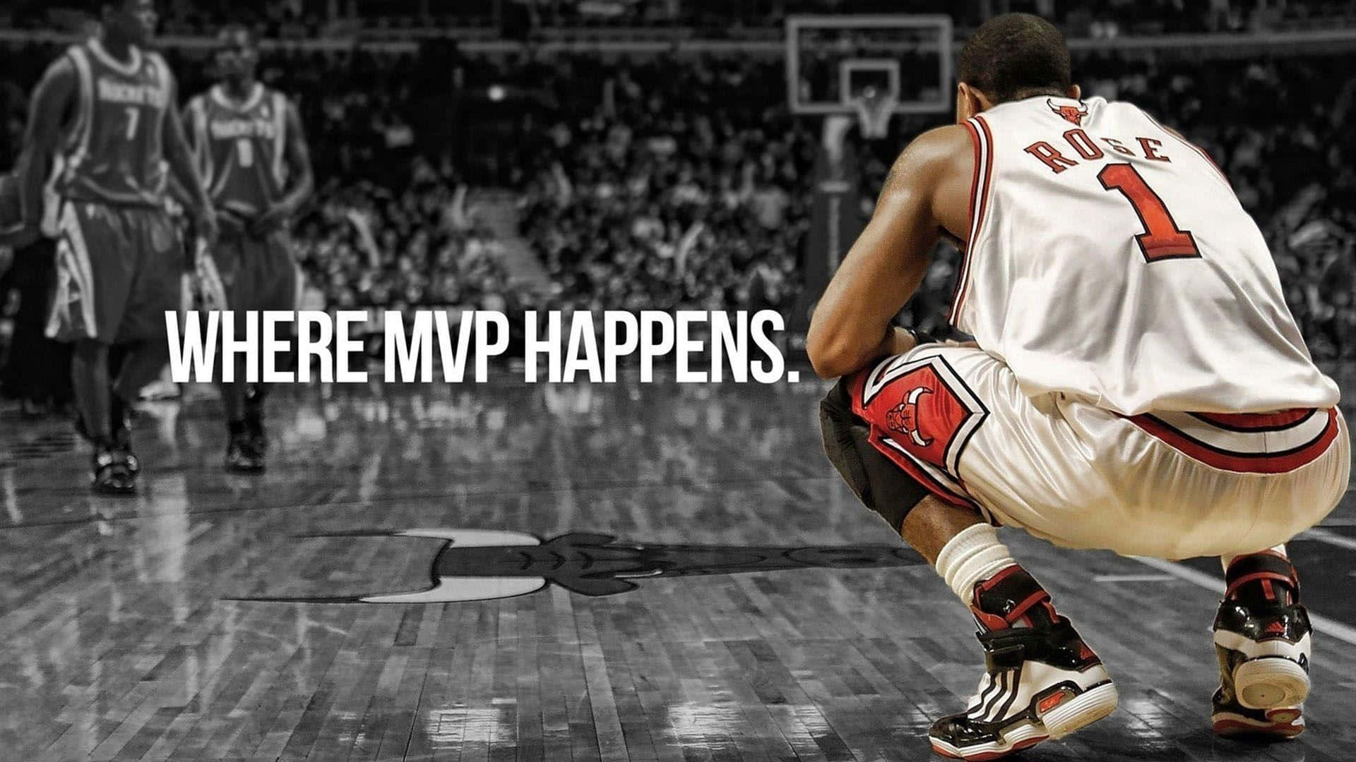 Derrick Rose On The Court | Background