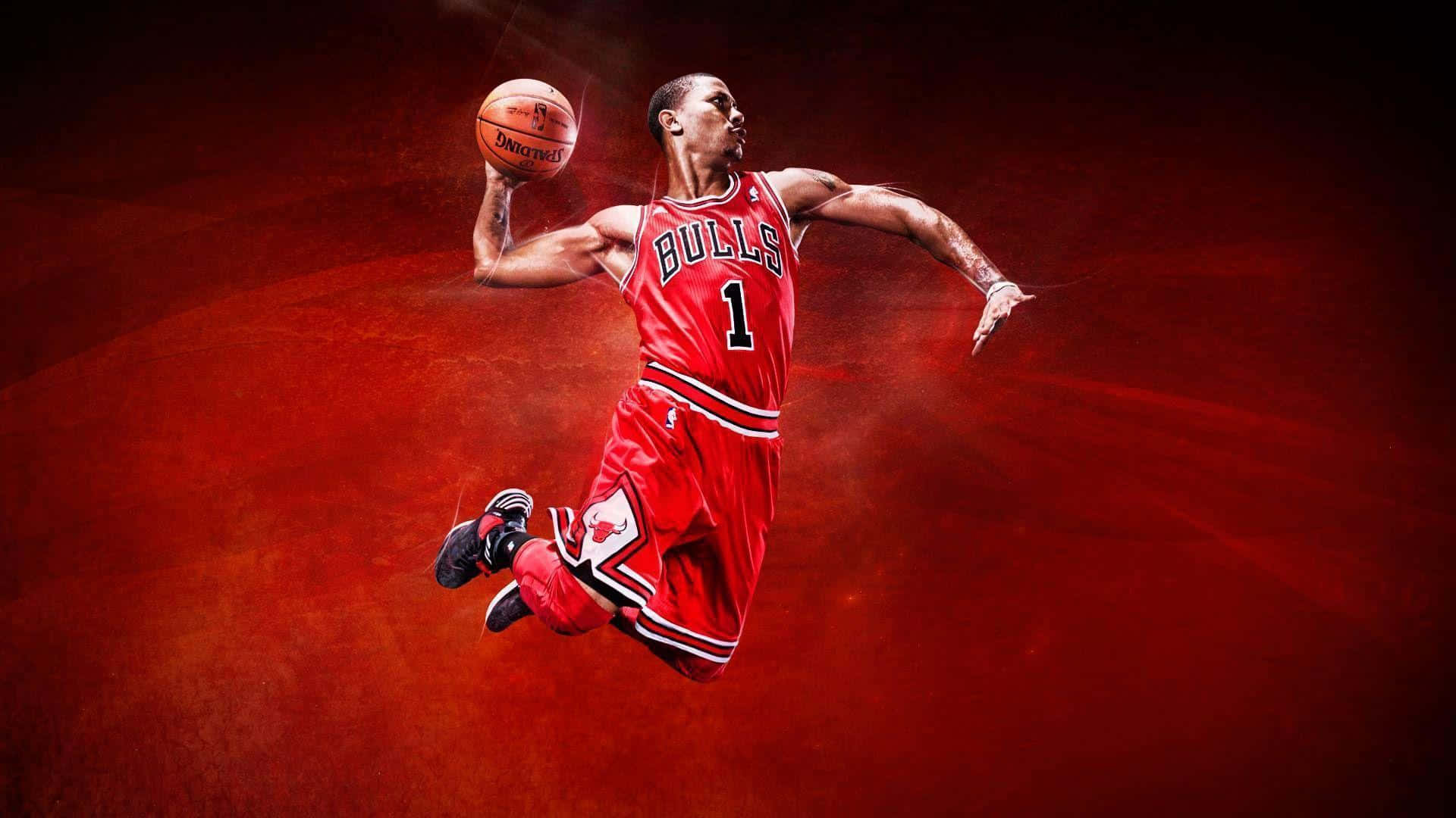 Derrick Rose, Point Guard For The Detroit Pistons Background