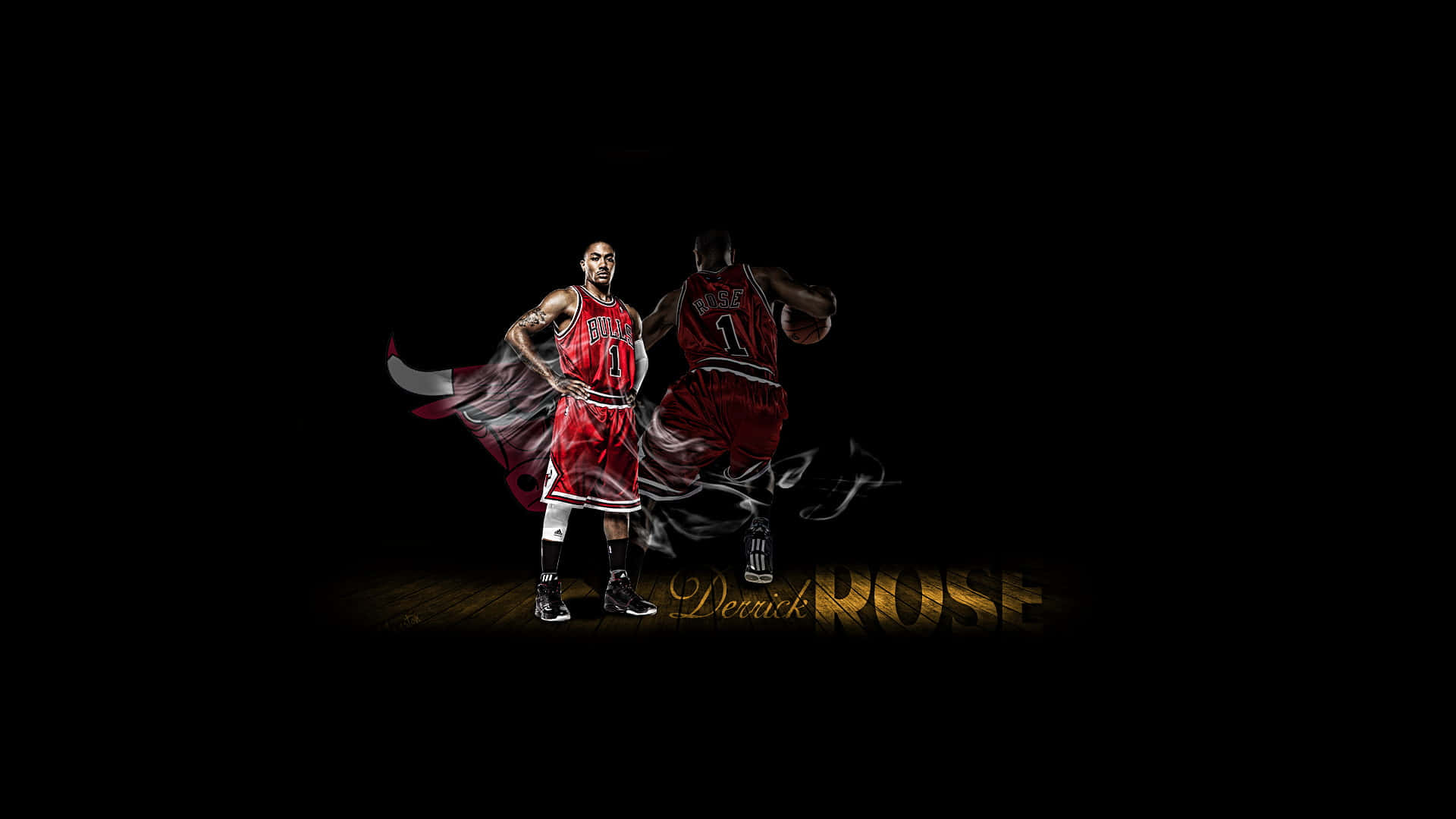 Derrick Rose Stylish Poster Background