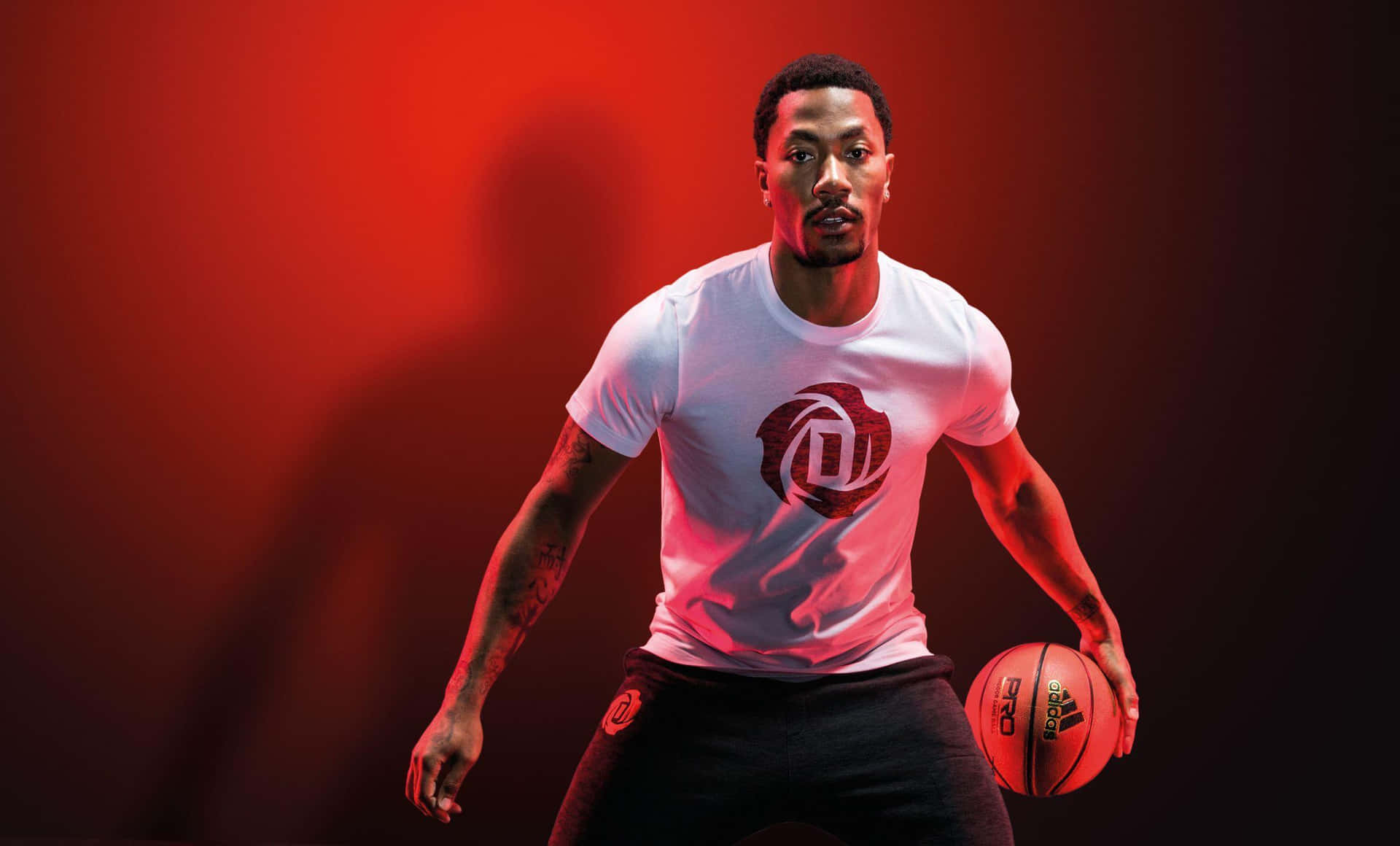 Derrick Rose Taking On The Competition Background