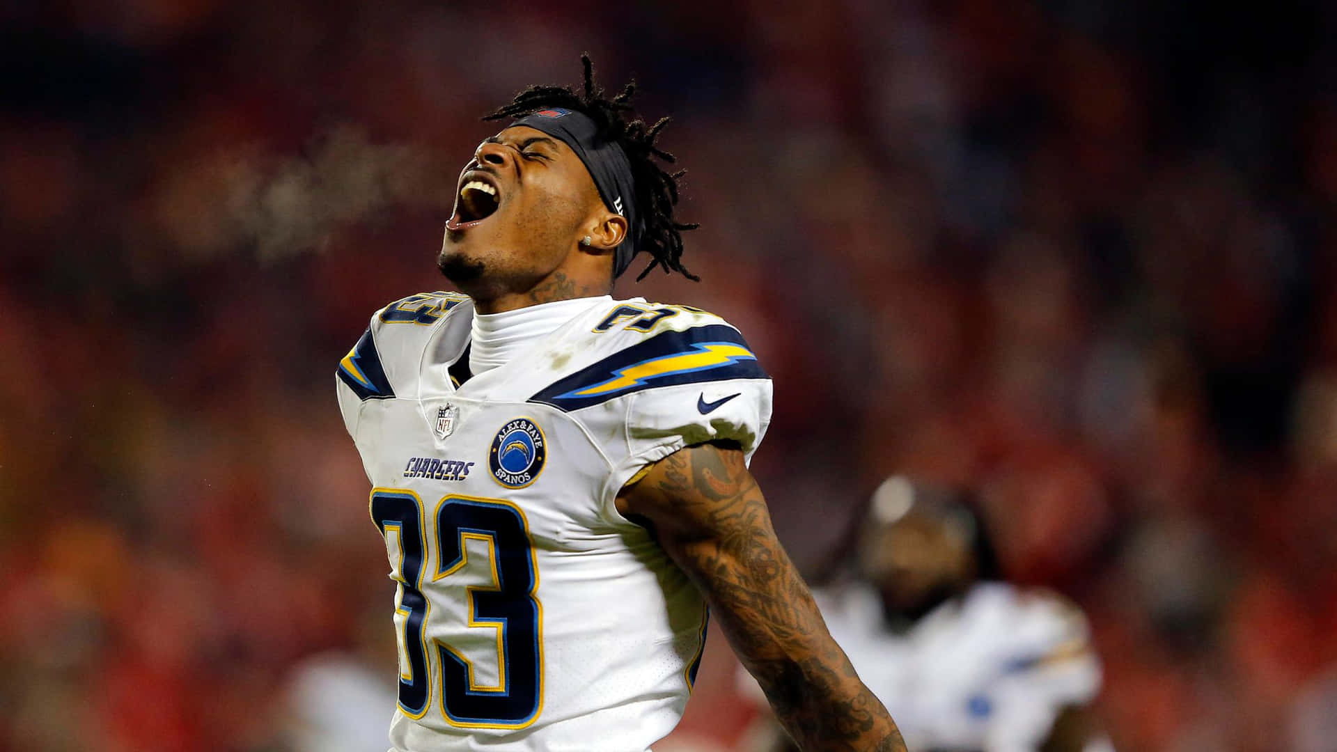 Derwin James Los Angeles Chargers Football Player Background