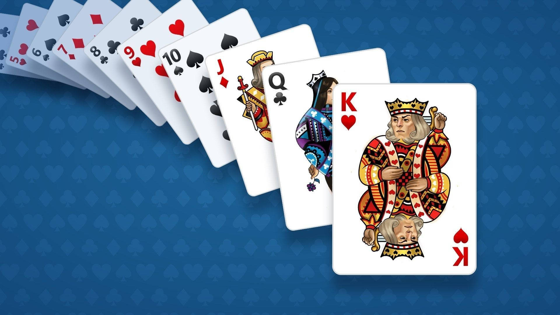 Descending Solitaire Cards