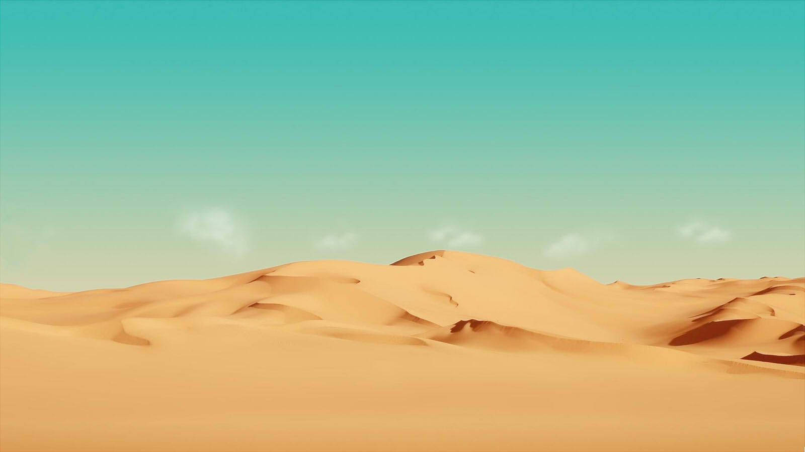 Desert Field Sand Dunes Background