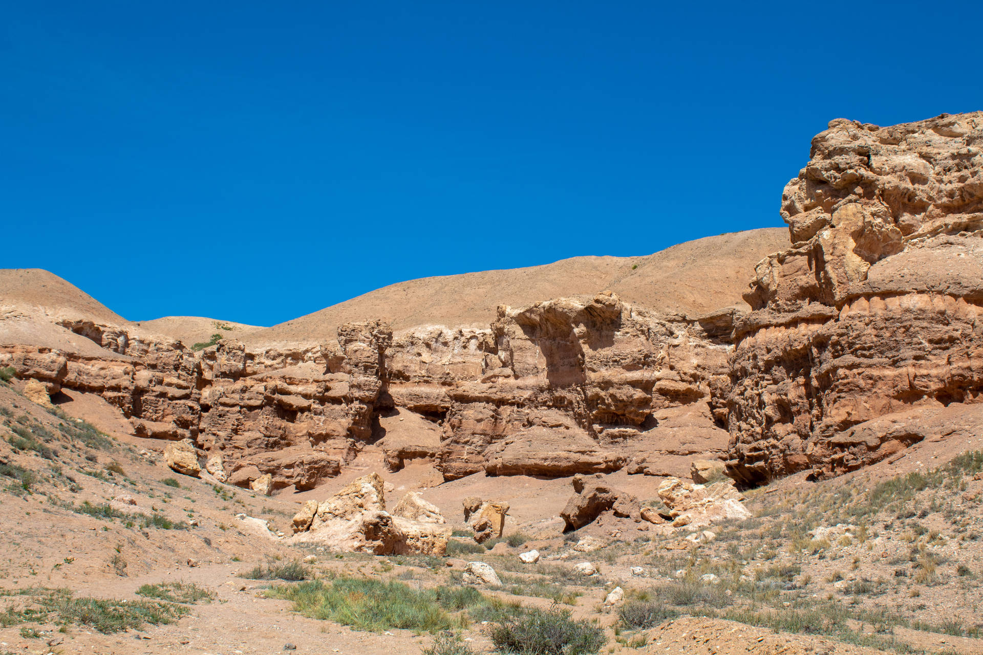 Desert In Kazakhstan Background