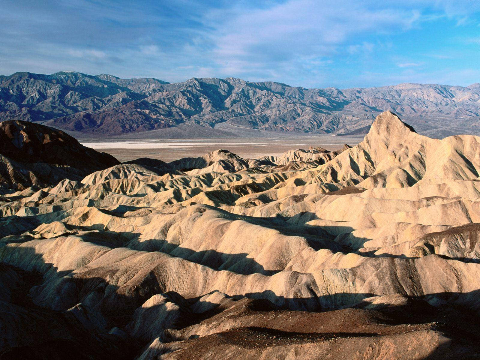 Desert Mountain Ranges Death Valley