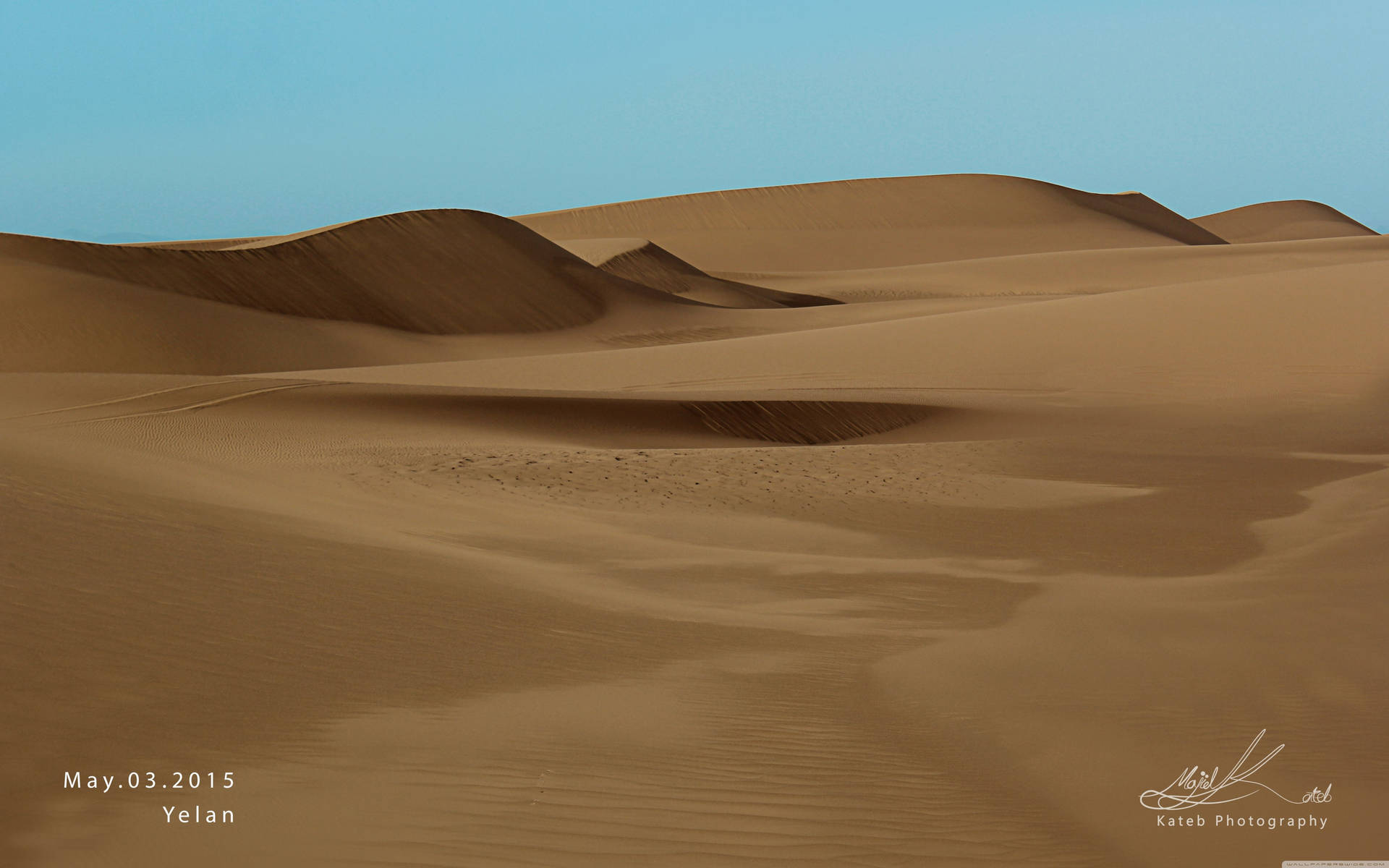 Desert Sand Dunes Photography Background