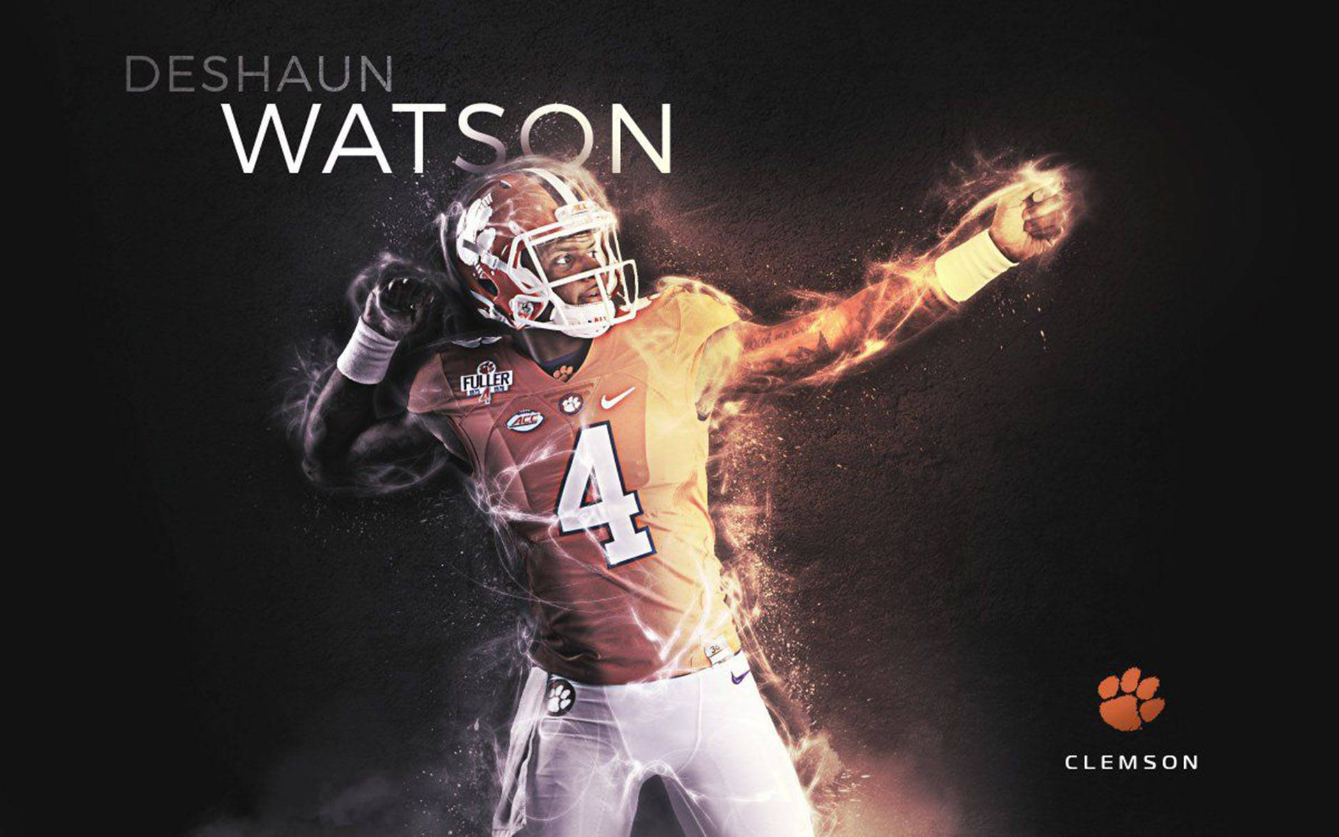 Deshaun Watson Flares Art Background