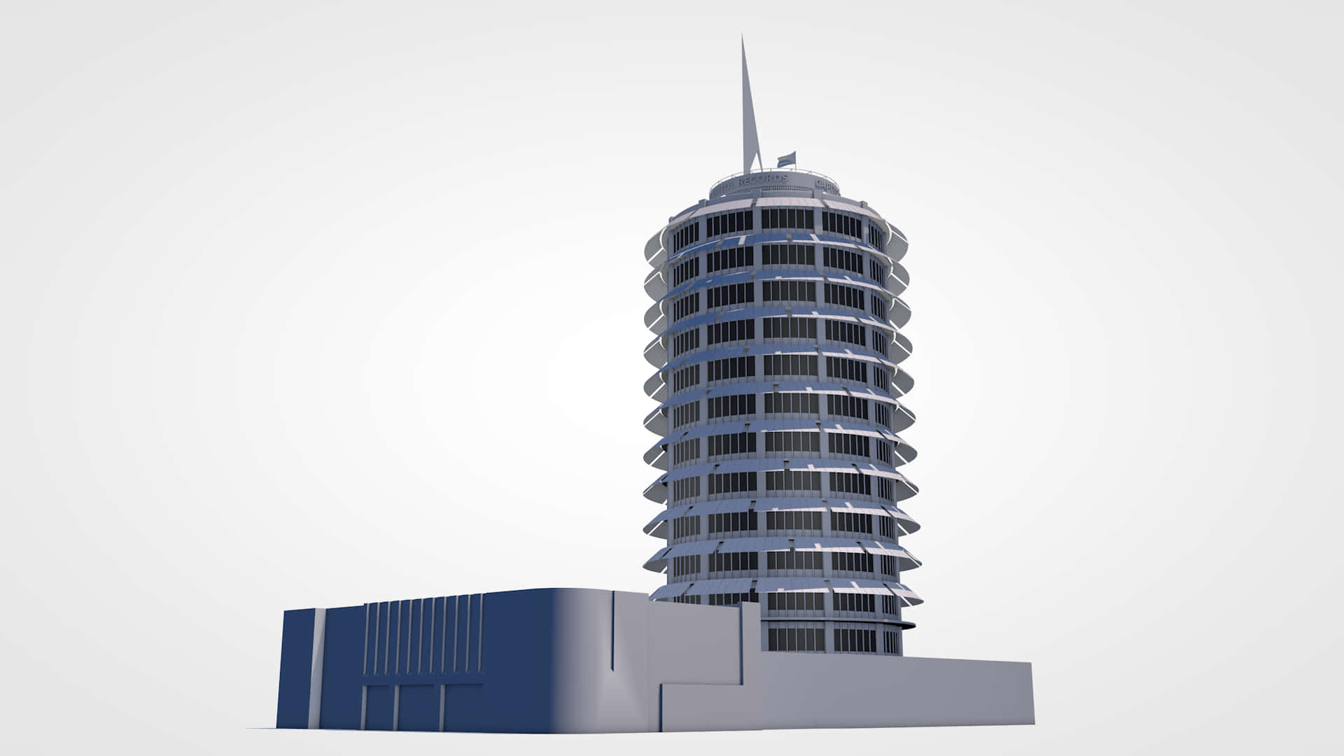 Design Of The Capitol Records Building Background