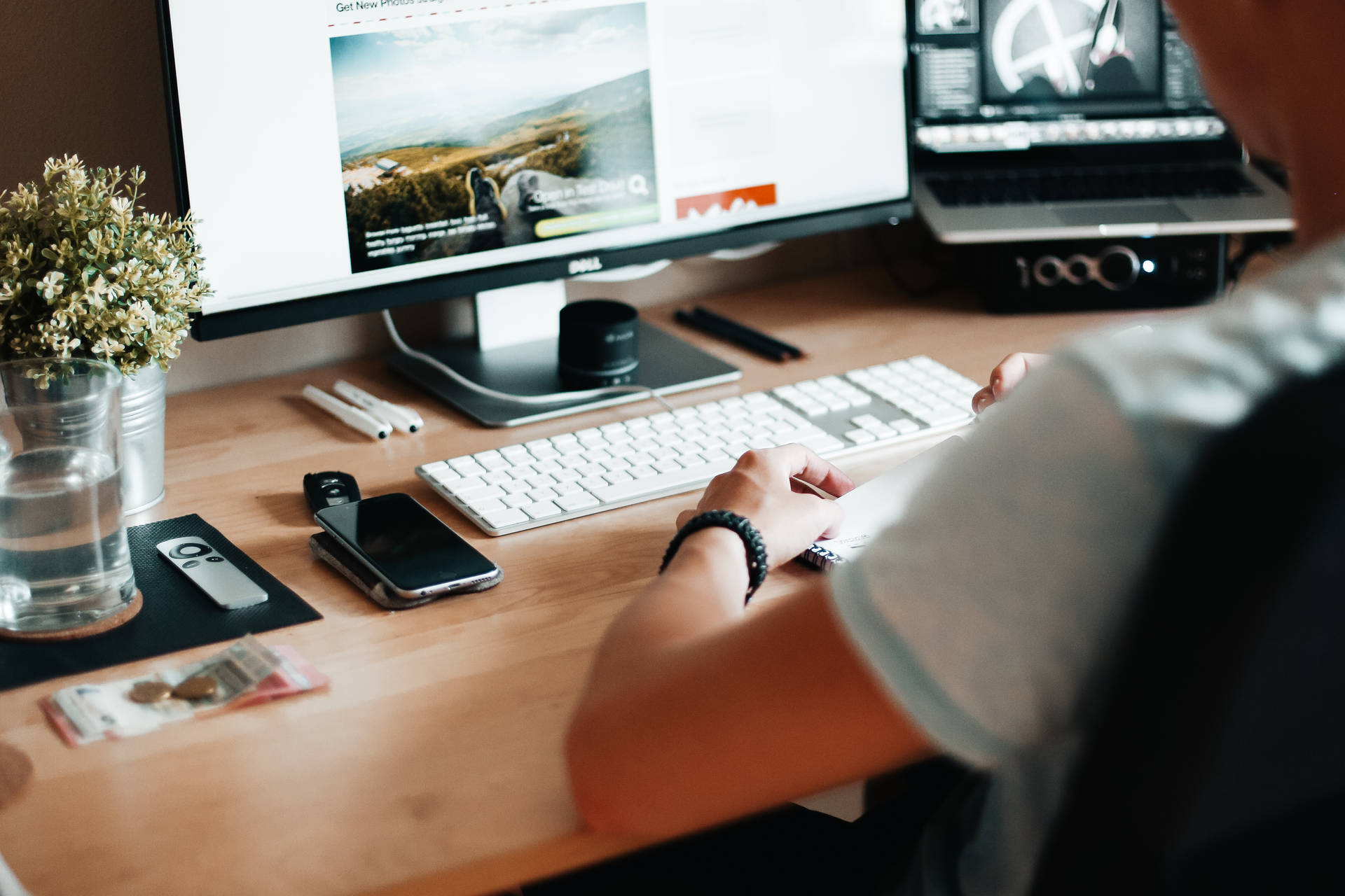 Desk Setup For Website Background