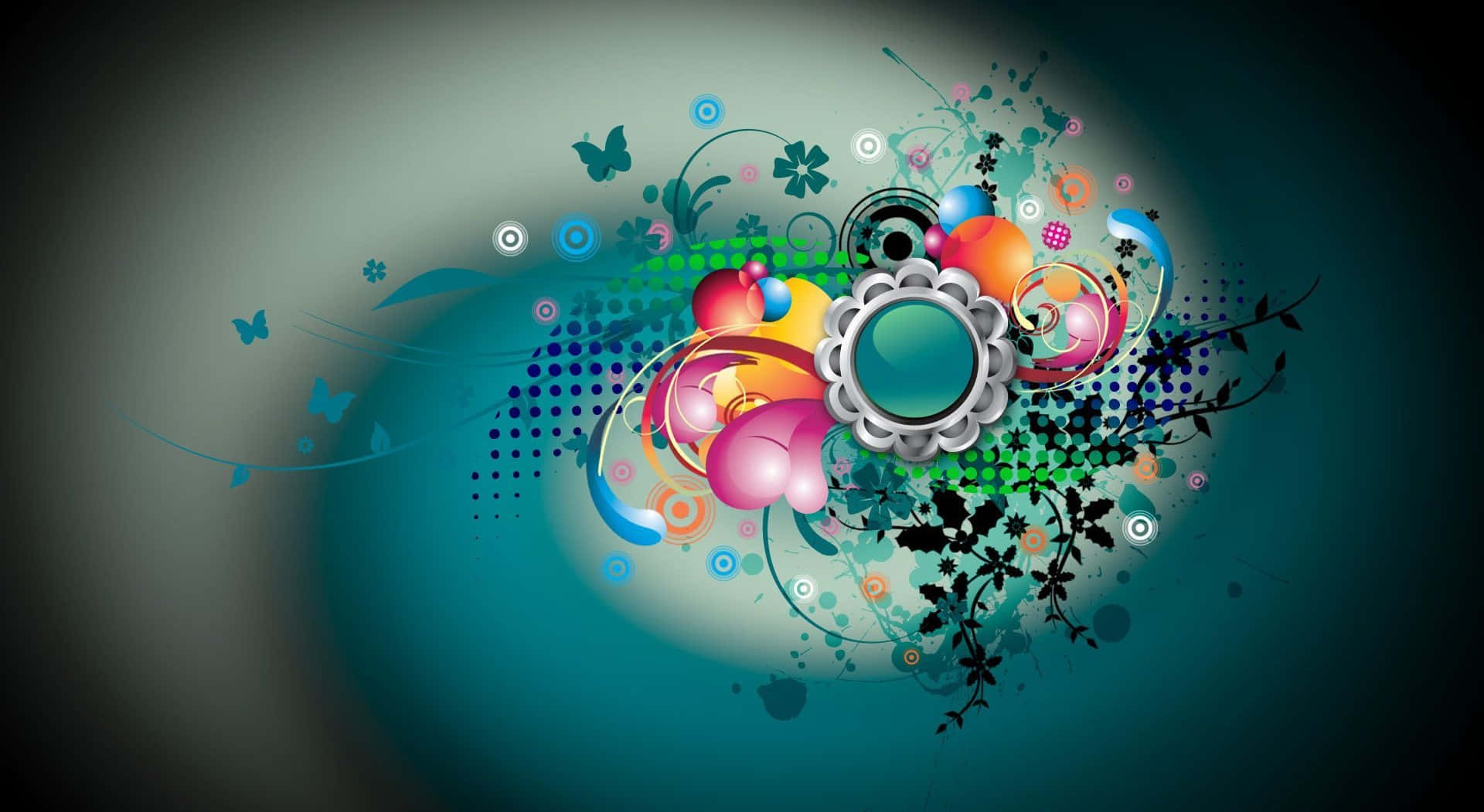 Desktop Workspace Filled With Creative Tools For Design. Background