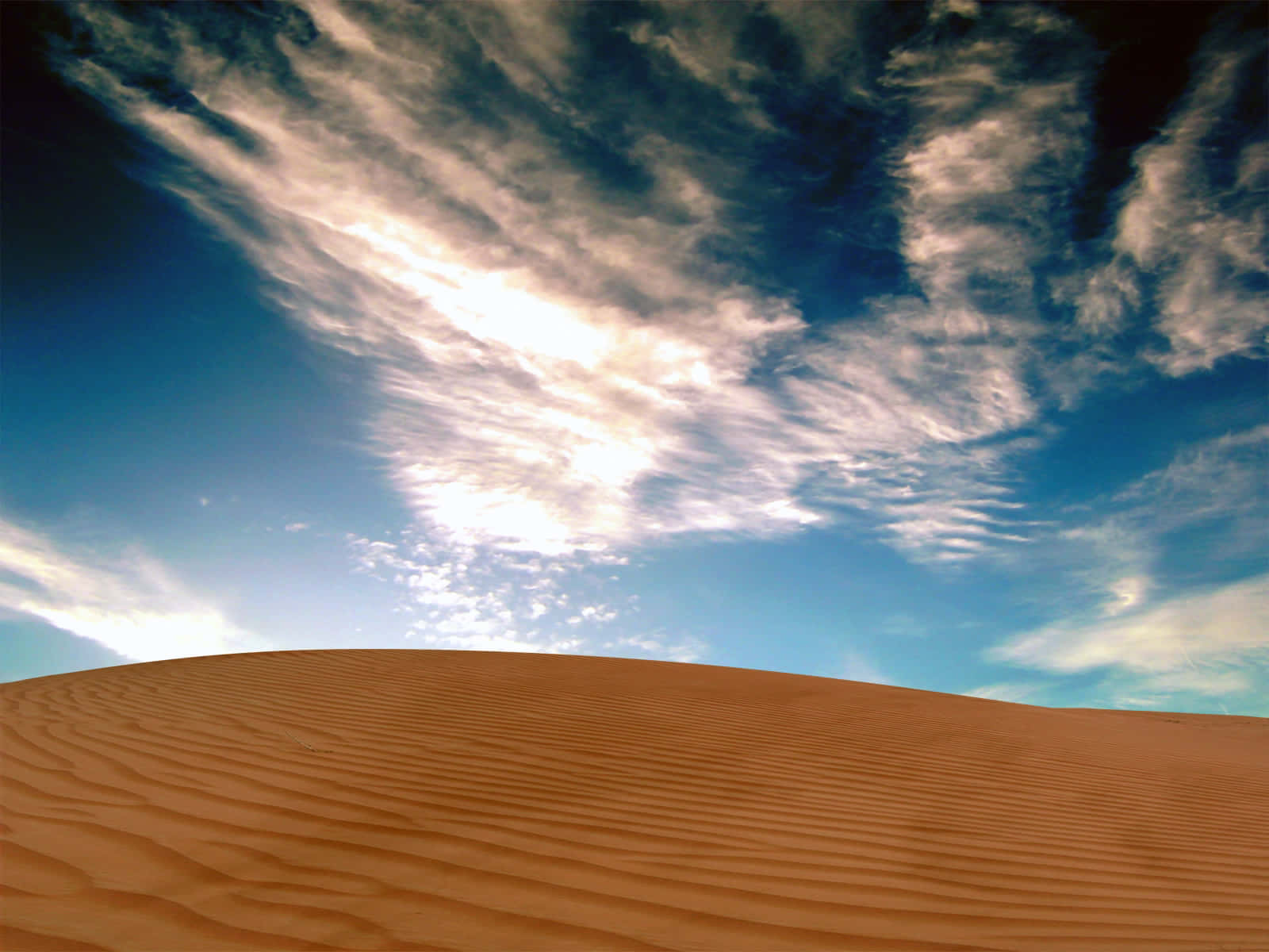 Desolate Desert Mountain Sand Background