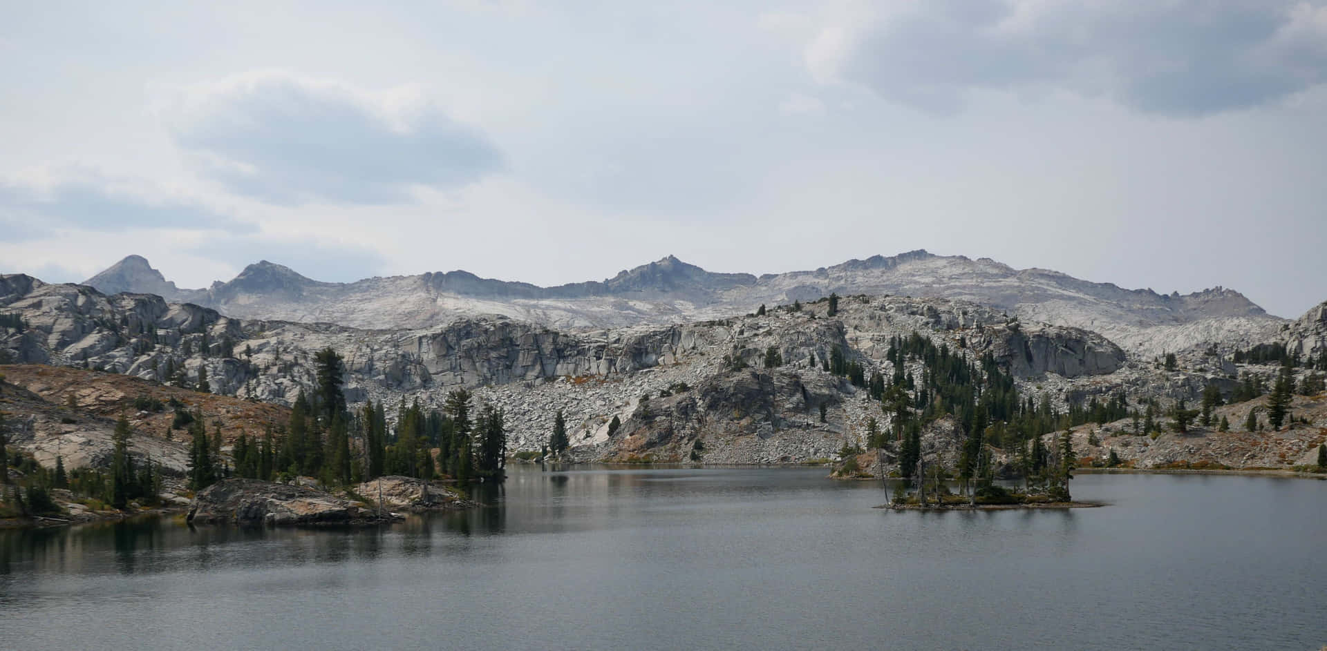 Desolate Island Lake Background