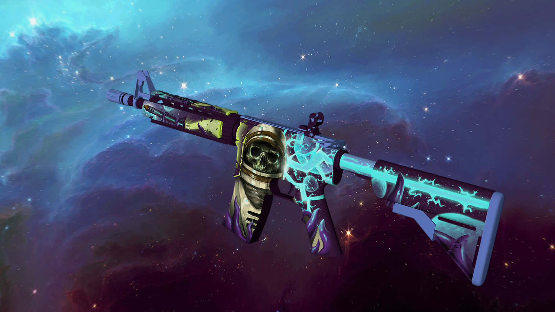 Desolate Space Gun Counter Strike Background