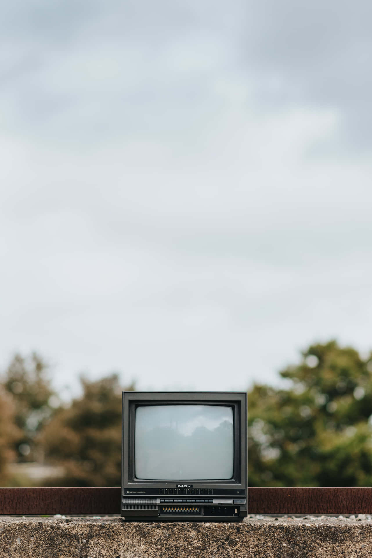 Desolate Television Display Background