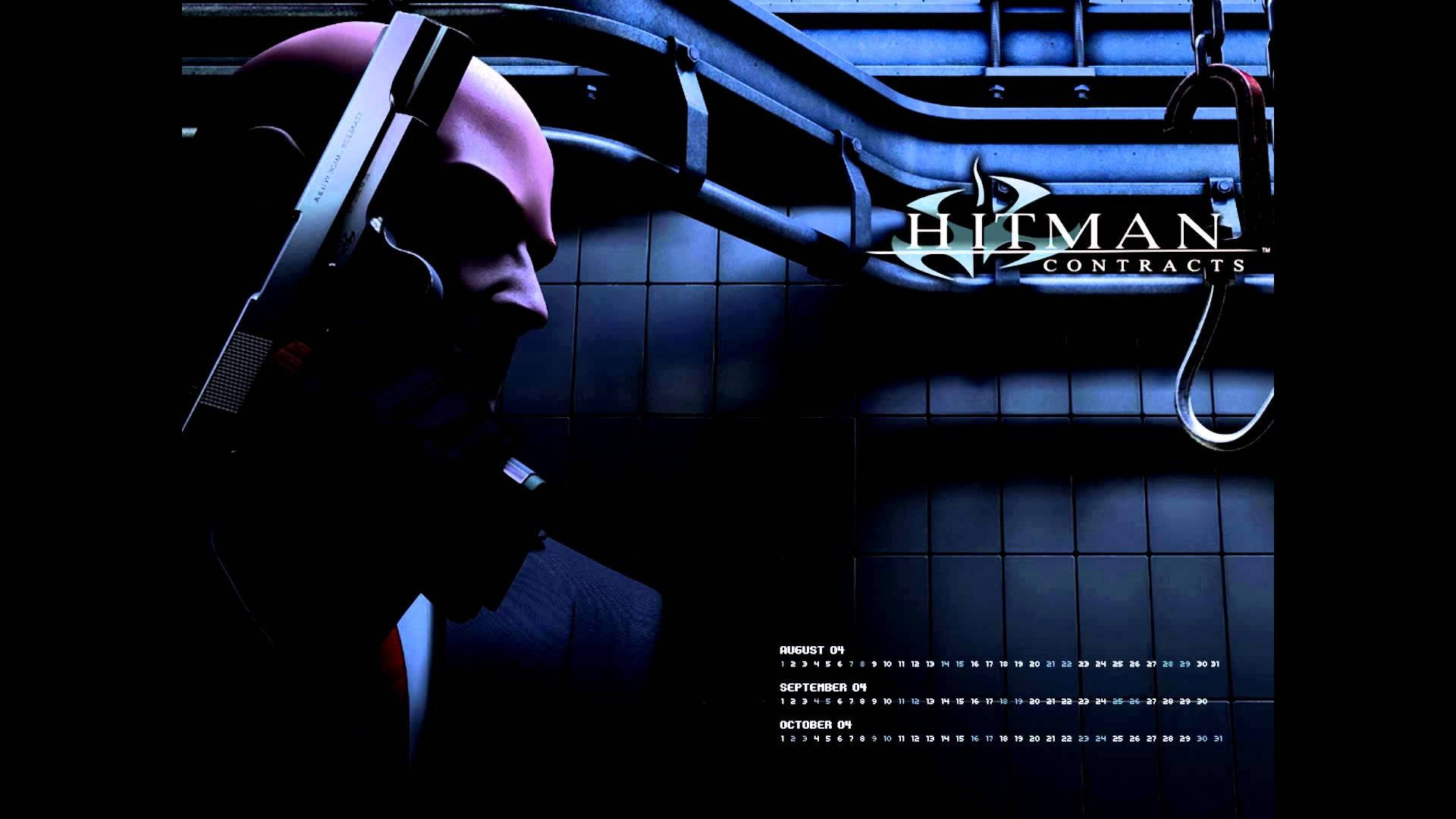 Desperate Assassin In Hitman Contracts Background