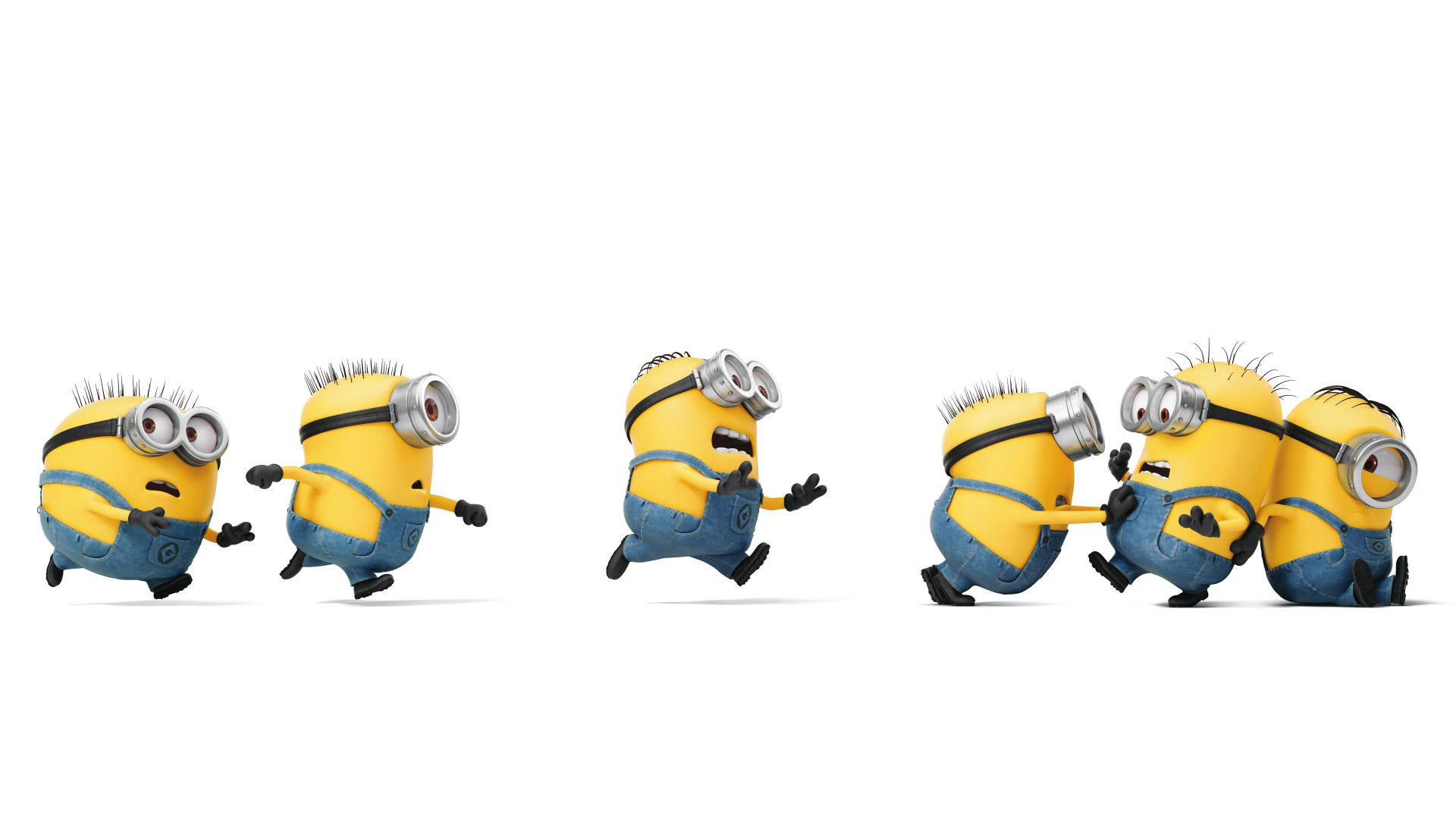 Despicable Me 3 Minions Running