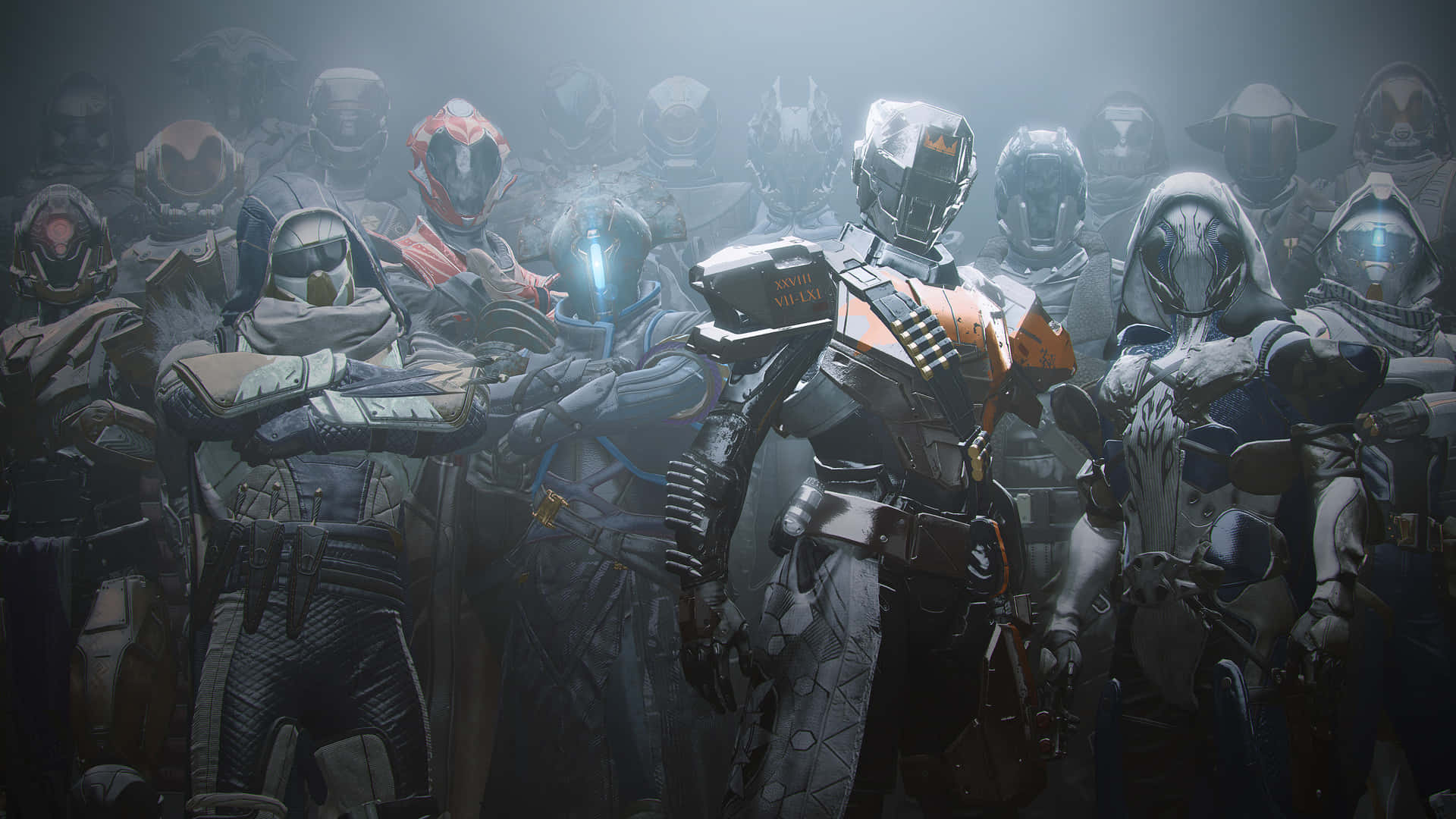 Destiny 2 4k Uhd Guardians Posing Background