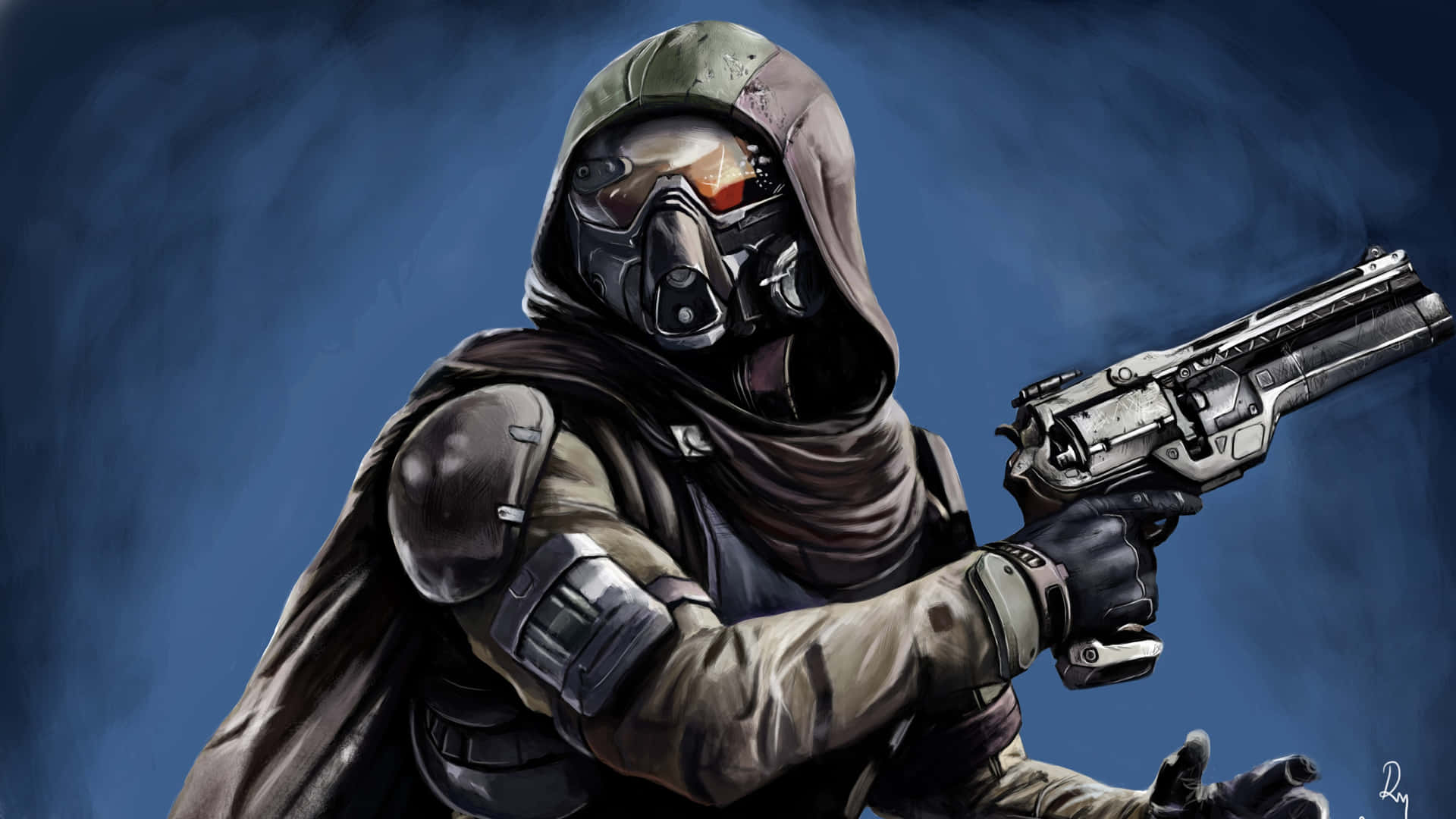 Destiny 2 Hunter On The Hunt Background