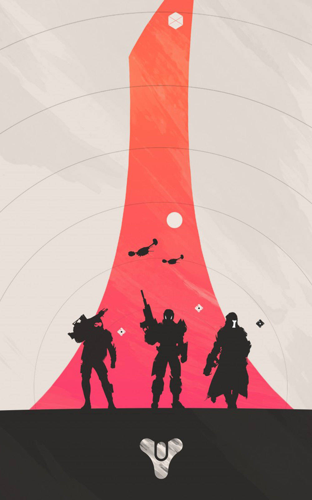 Destiny 2 Iphone Graphic 3 Classes Background