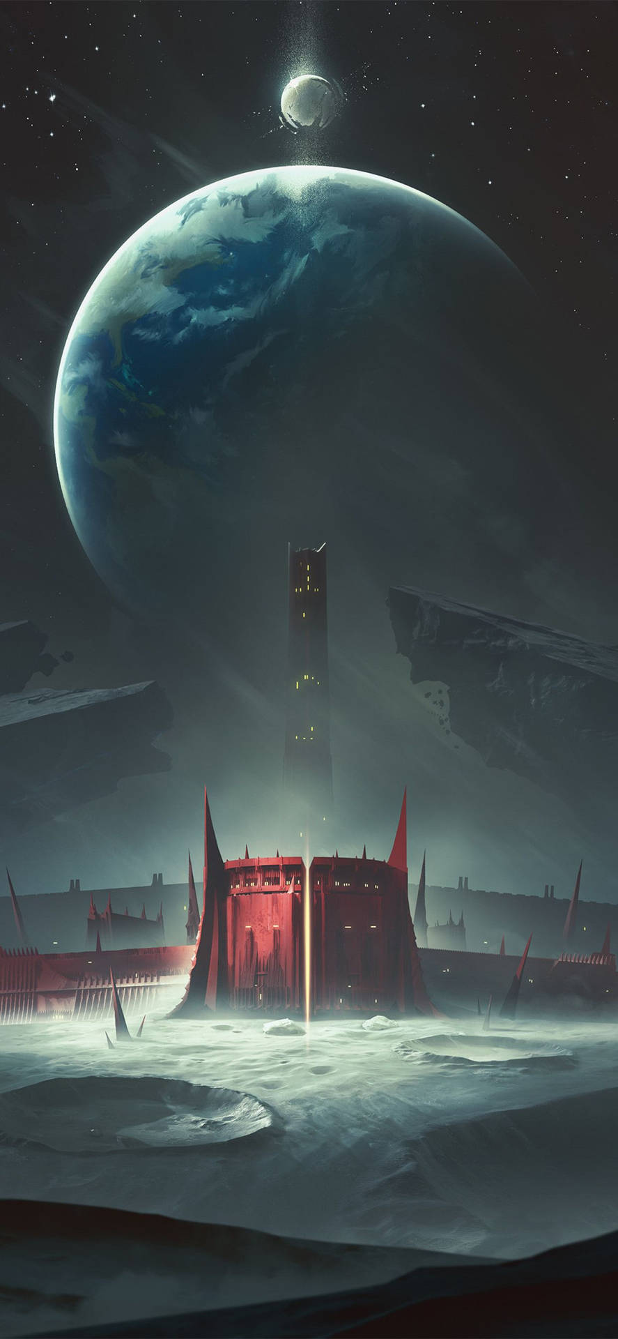 Destiny 2 Iphone Moon Fortress Background