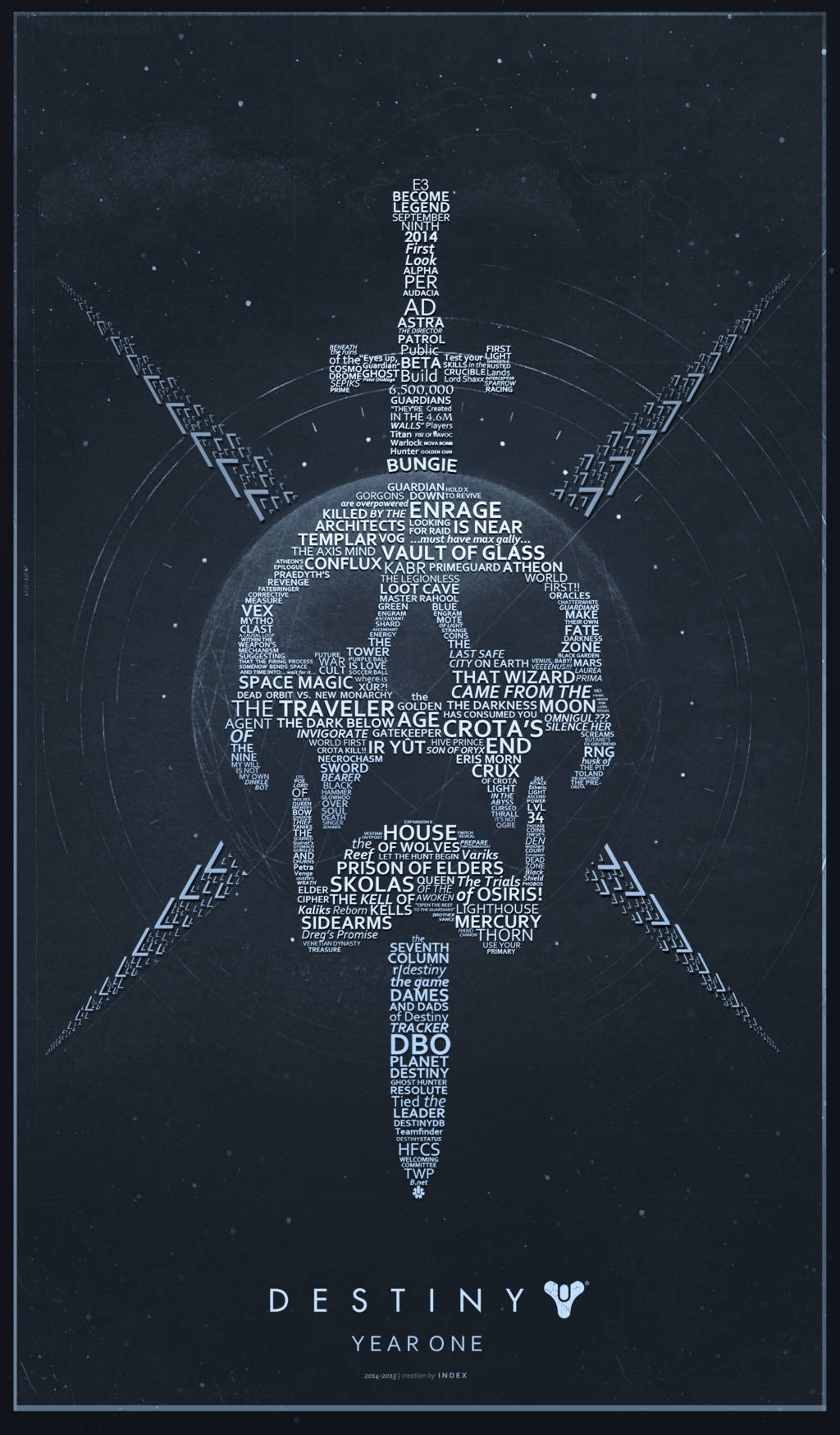 Destiny 2 Iphone Skull With Sword Background