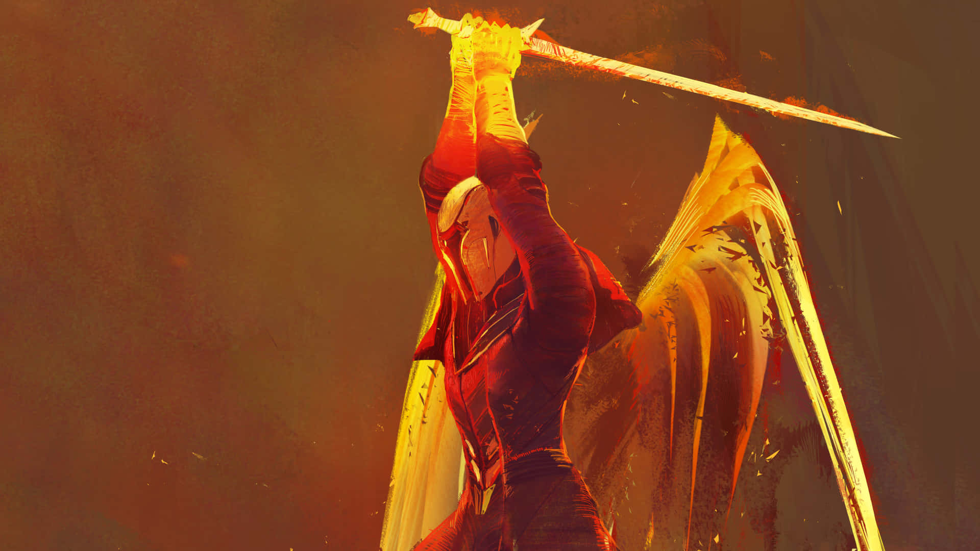 Destiny 2 Warlock Harnessing The Power Of The Light Background