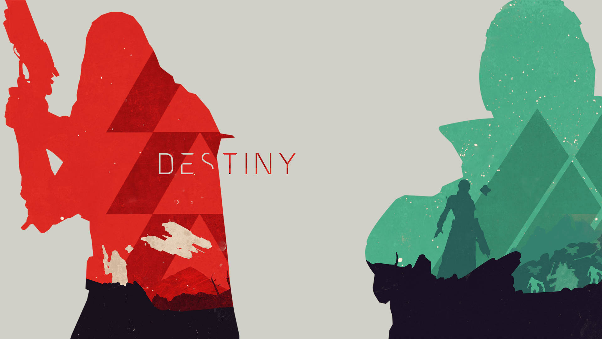Destiny 4k Guardian Silhouette