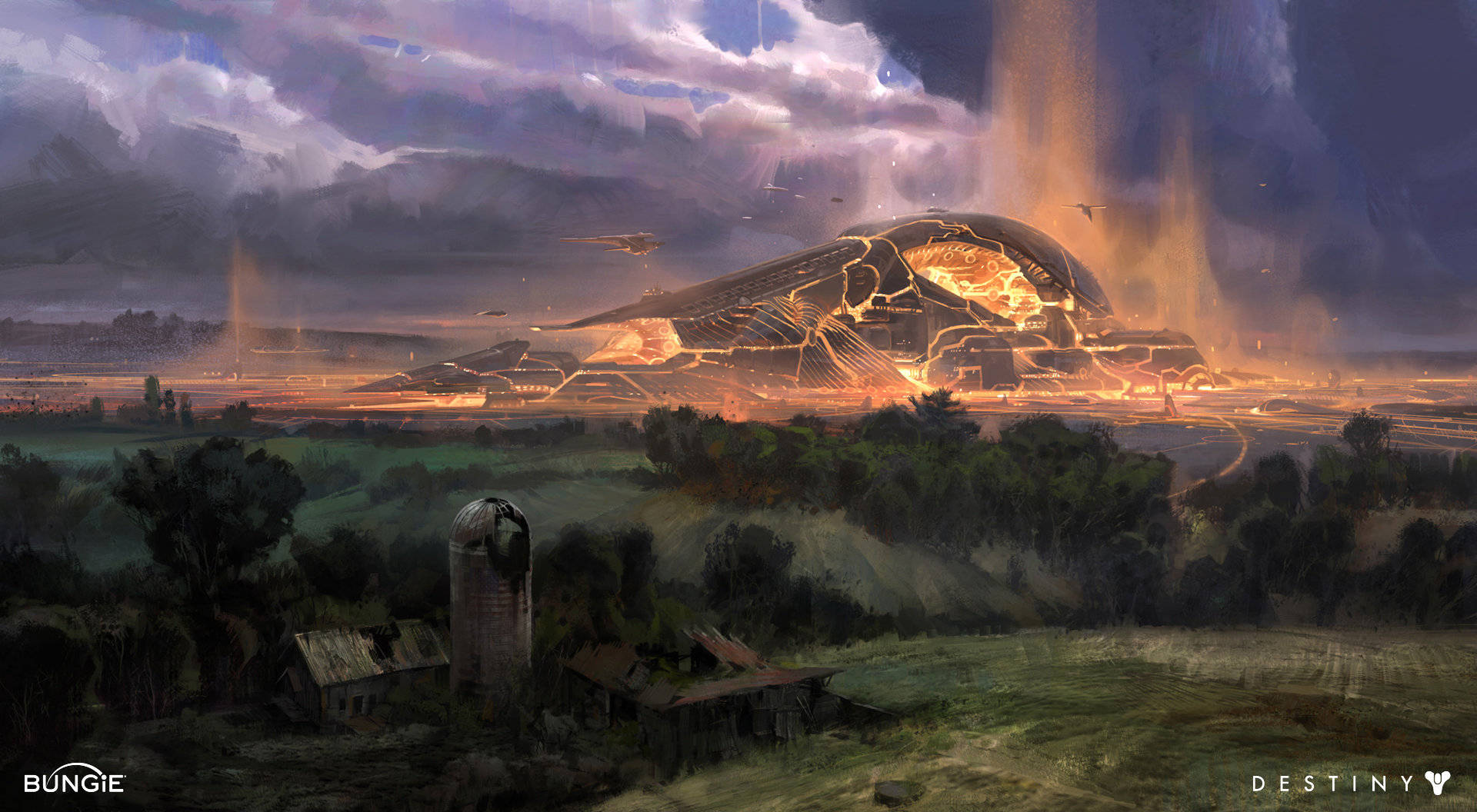 Destiny 4k Lava Fortress Art Background