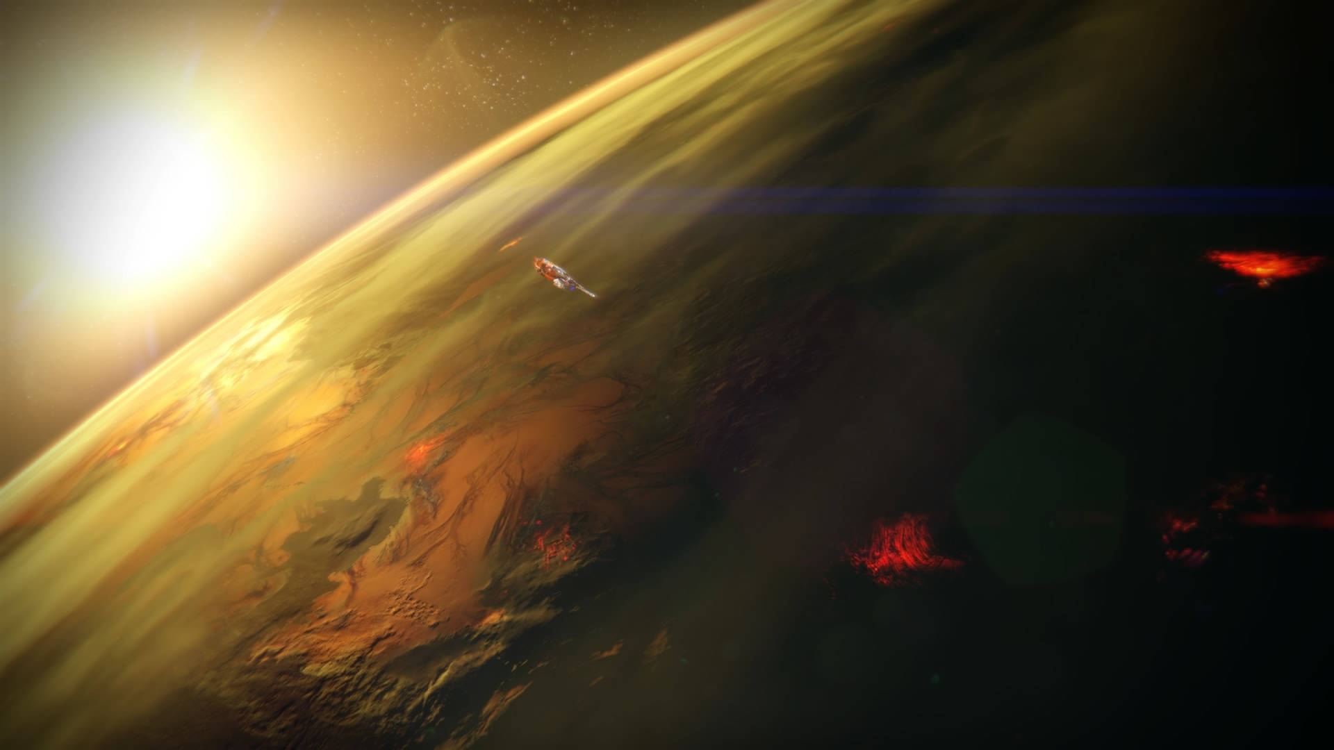 Destiny 4k Sun On Venus Horizon