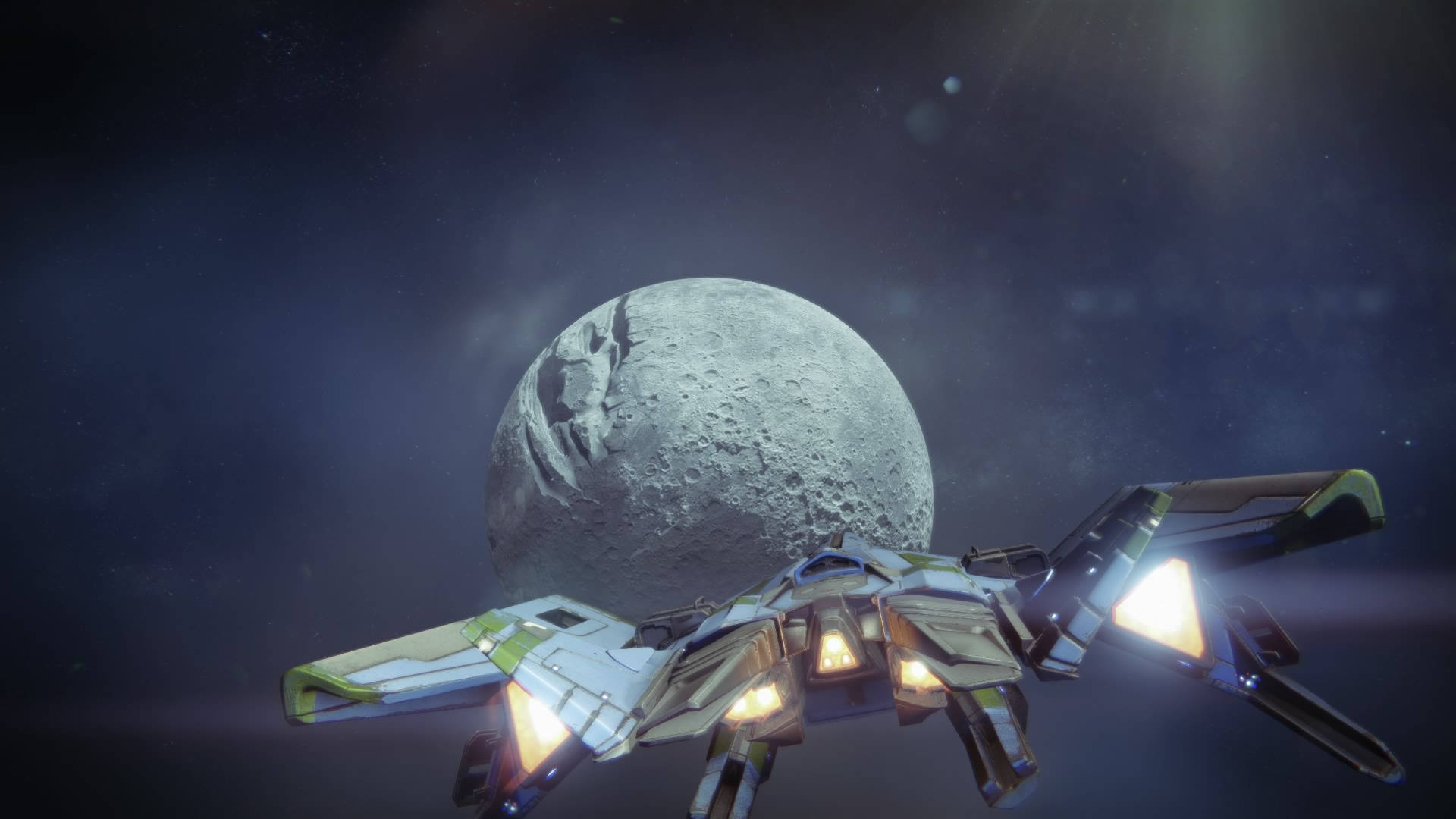 Destiny 4k Towards The Moon Background
